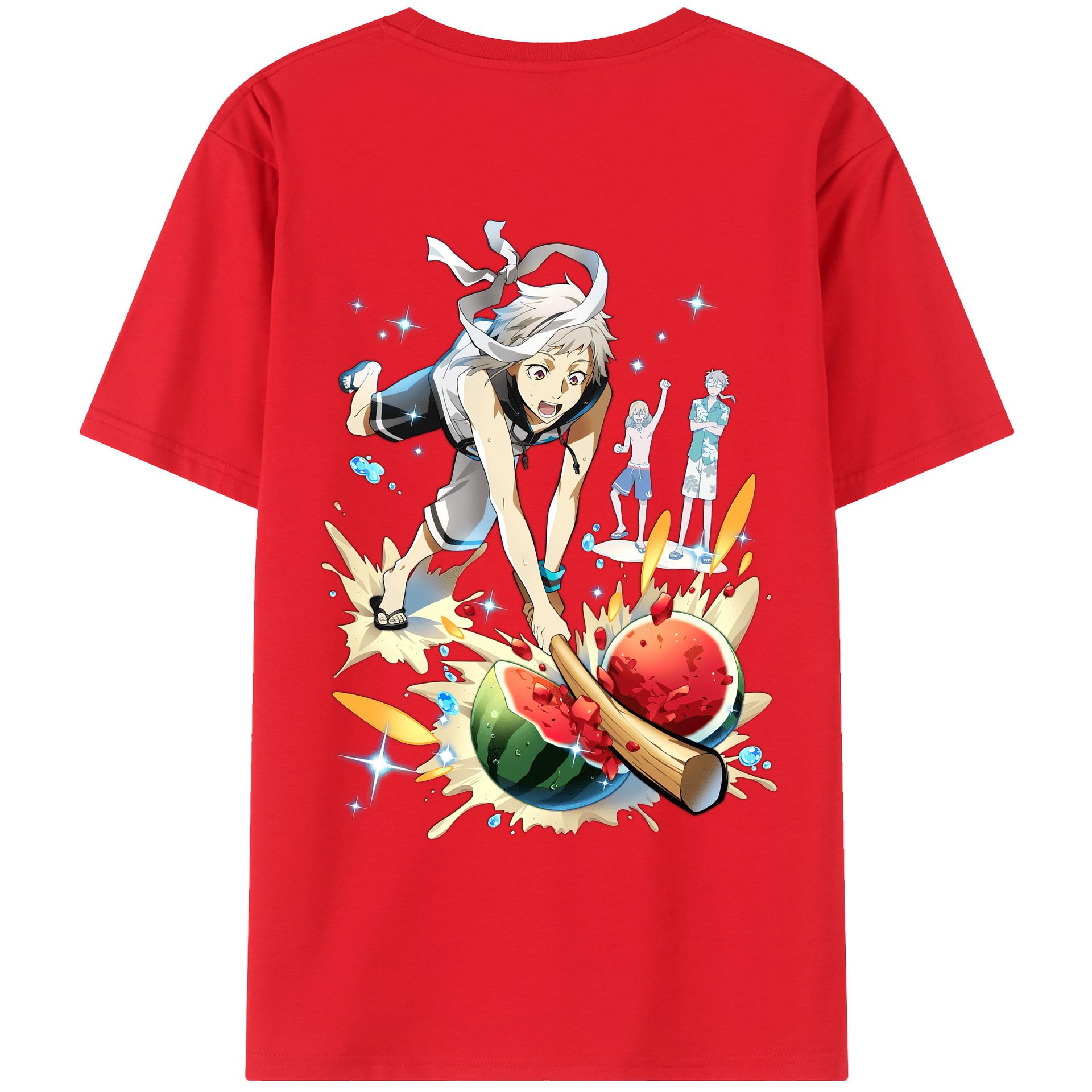 （画像用） 文豪ストレイドッグス Bungo Stray Dogs レディース半袖Tシャツ(バックプリント)