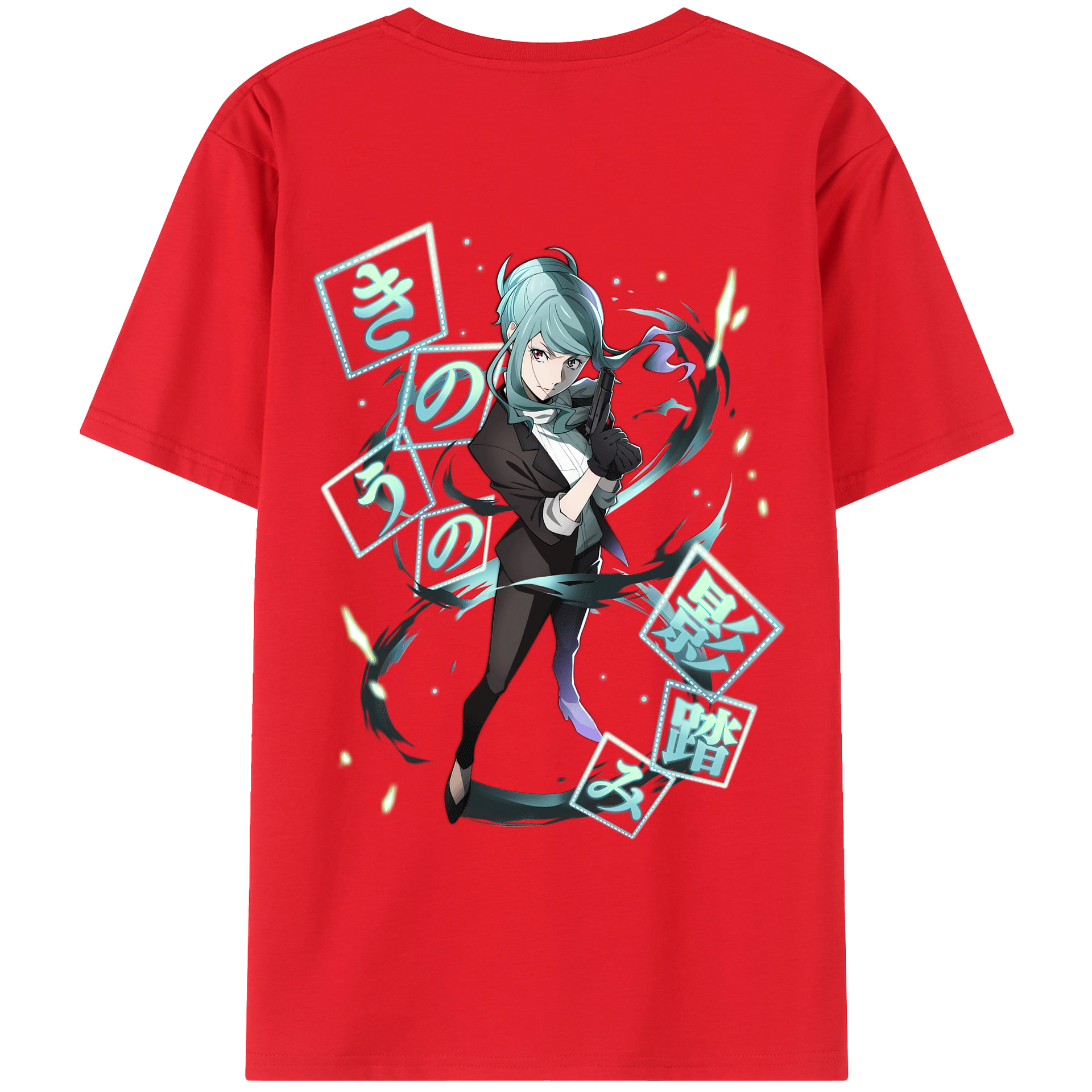 （画像用） 文豪ストレイドッグス Bungo Stray Dogs レディース半袖Tシャツ(バックプリント)
