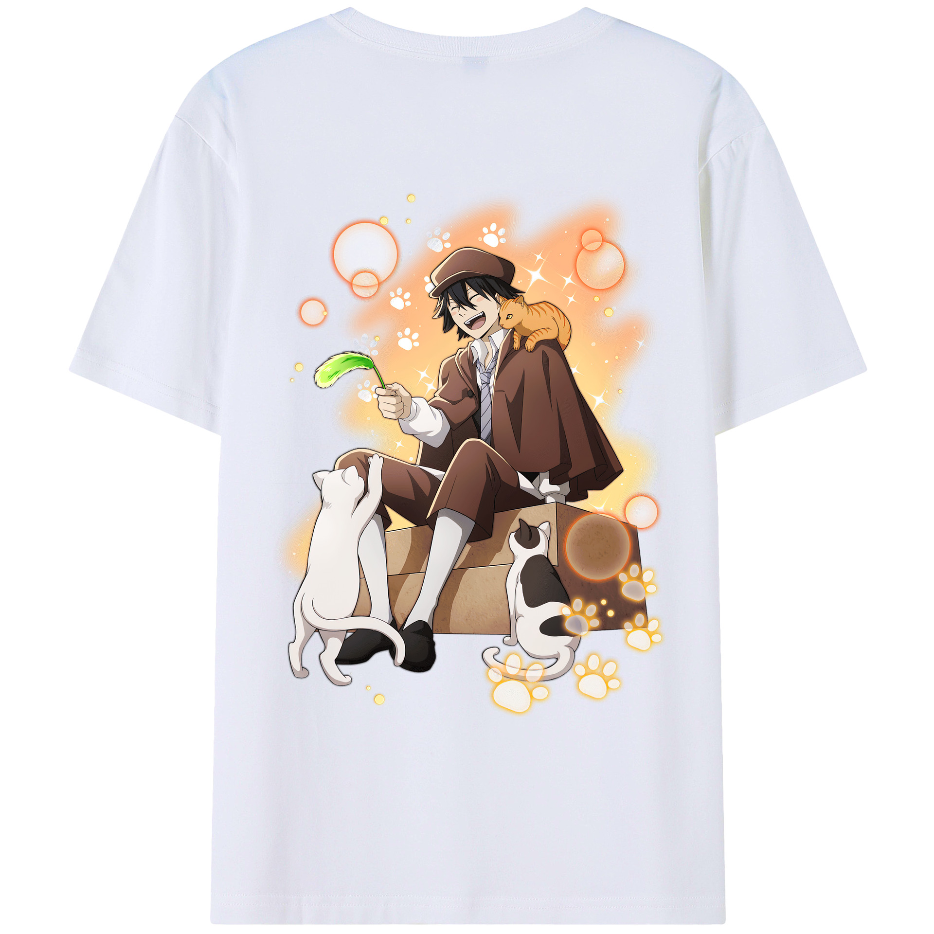 （画像用） 文豪ストレイドッグス Bungo Stray Dogs レディース半袖Tシャツ(バックプリント)