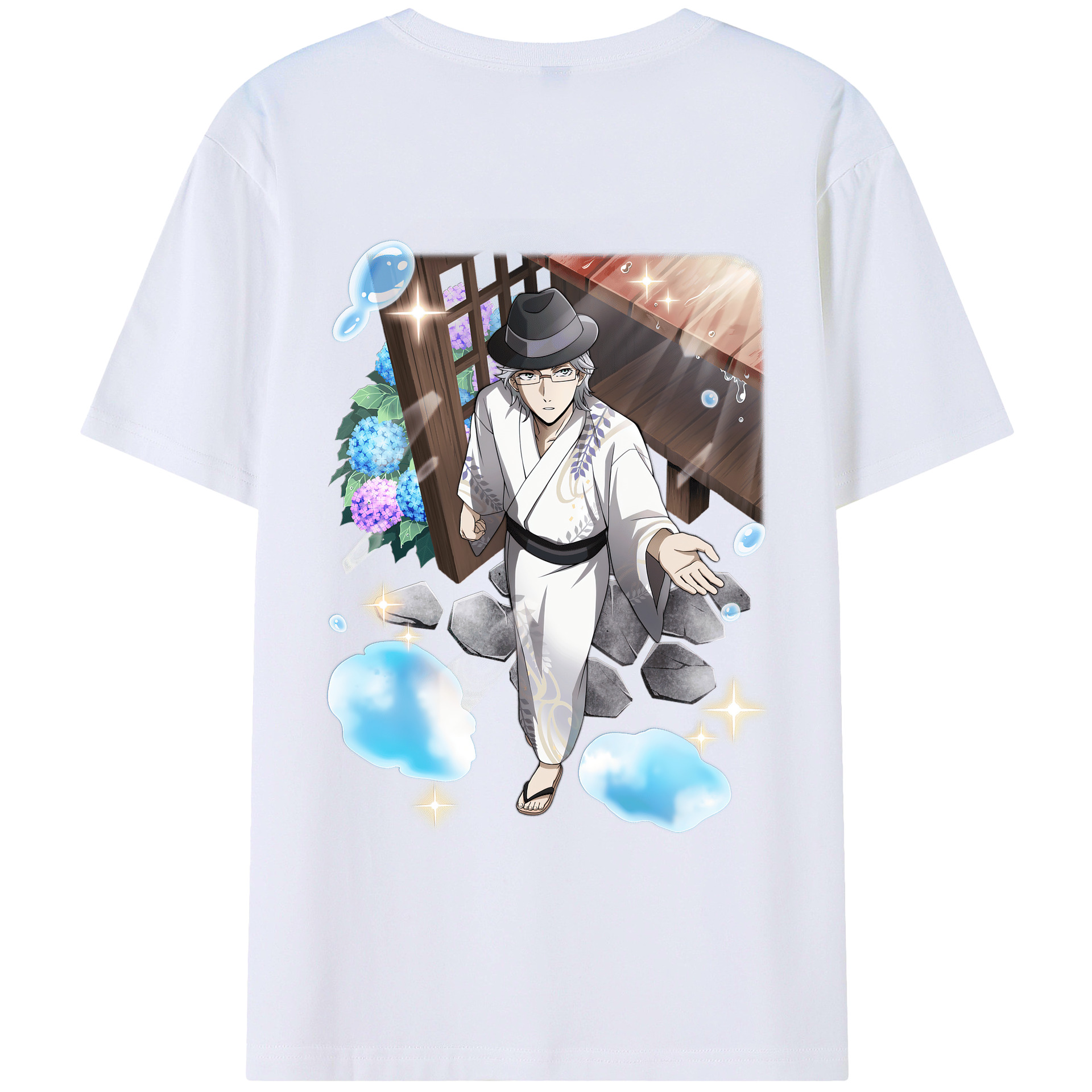 （画像用） 文豪ストレイドッグス Bungo Stray Dogs レディース半袖Tシャツ(バックプリント)