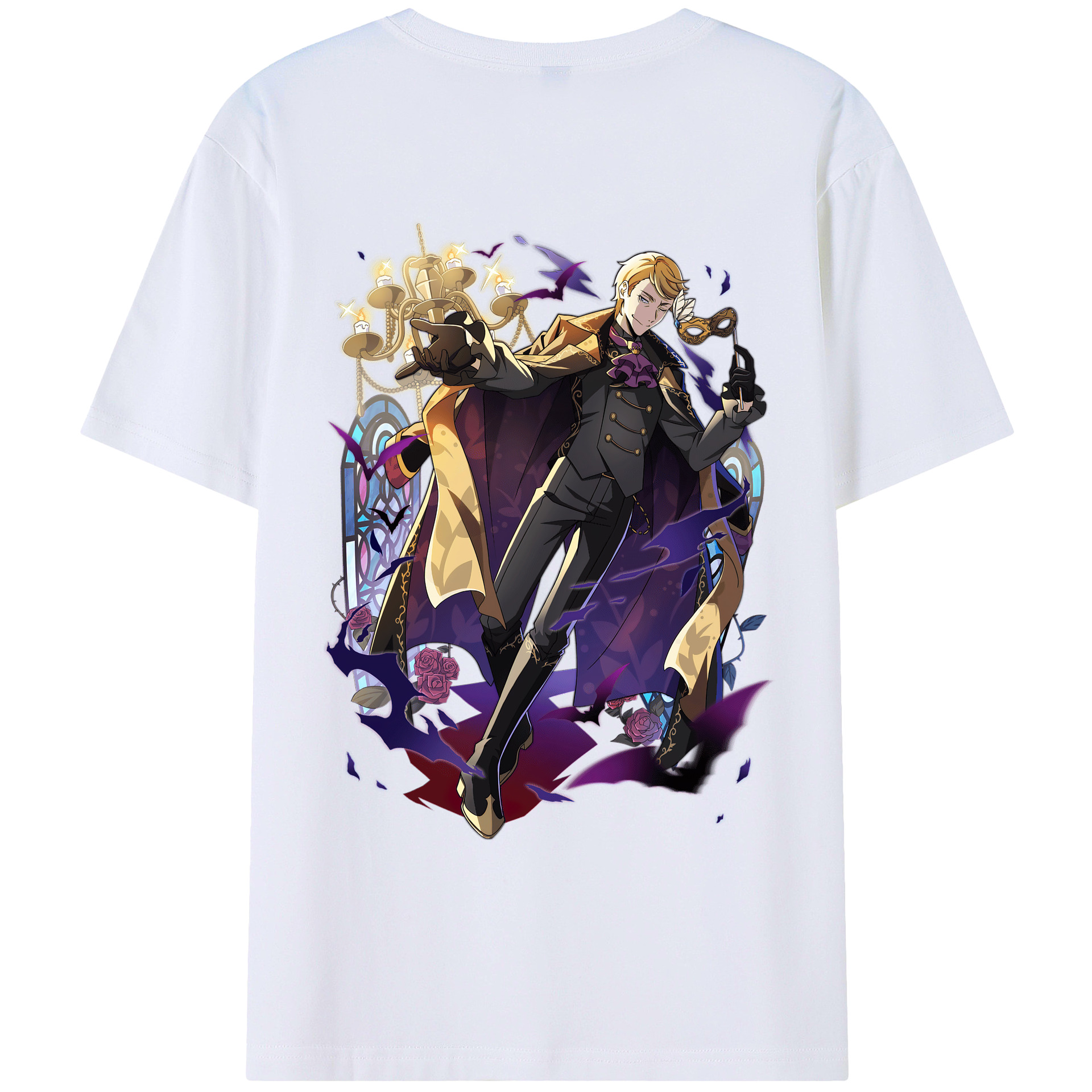（画像用） 文豪ストレイドッグス Bungo Stray Dogs レディース半袖Tシャツ(バックプリント)