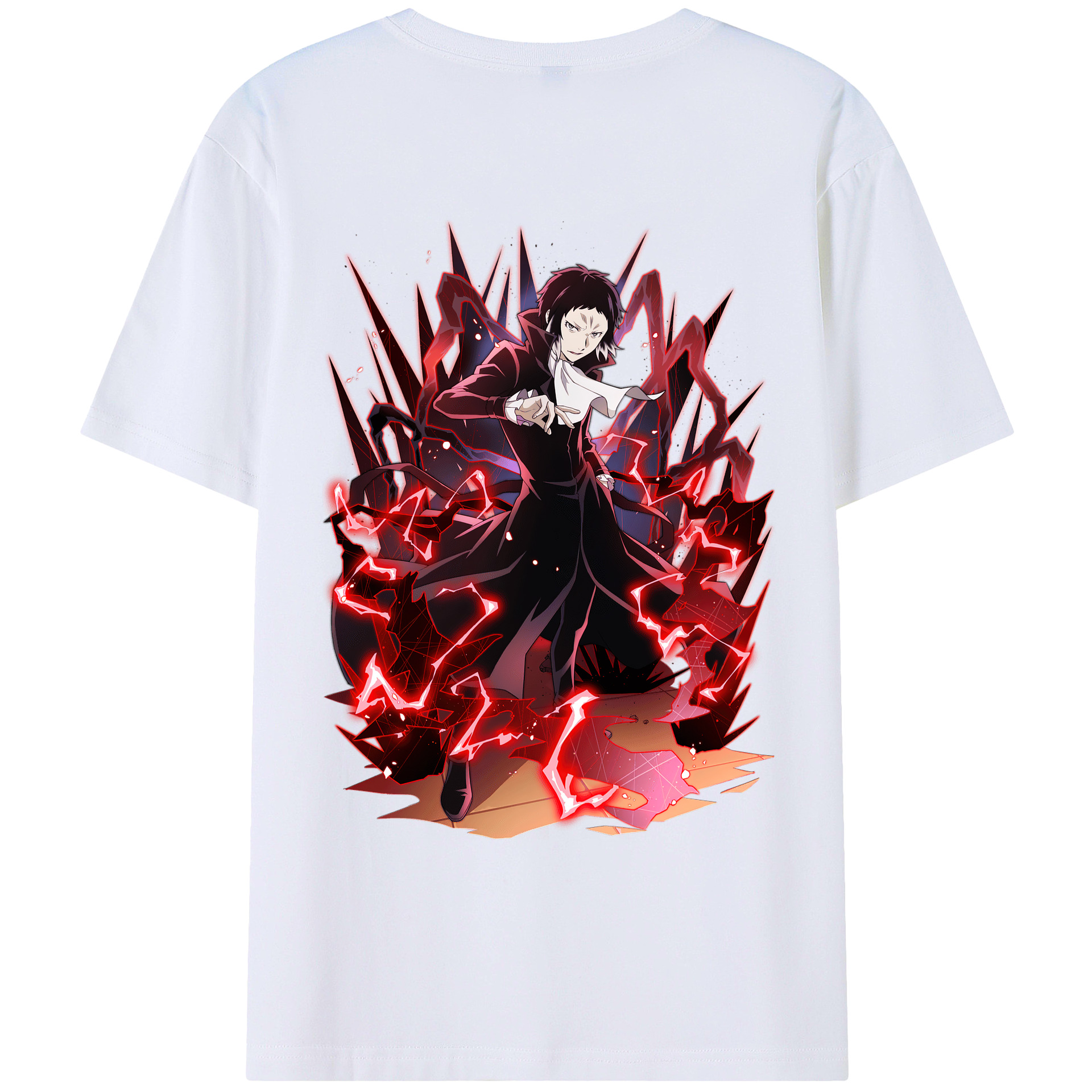 （画像用） 文豪ストレイドッグス Bungo Stray Dogs レディース半袖Tシャツ(バックプリント)