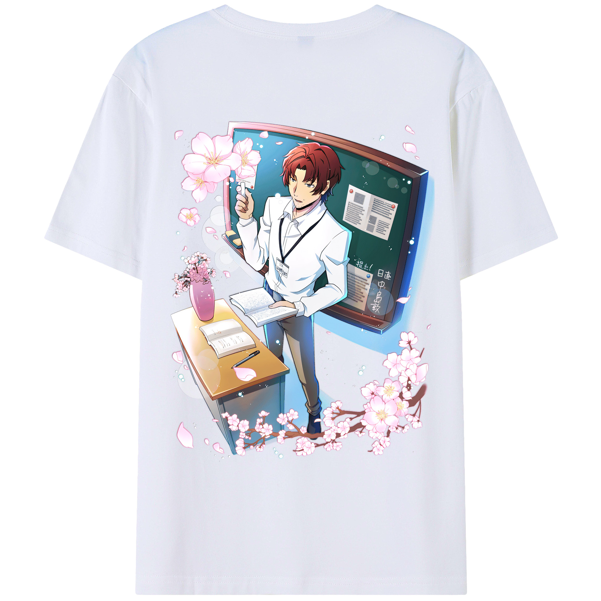 （画像用） 文豪ストレイドッグス Bungo Stray Dogs レディース半袖Tシャツ(バックプリント)