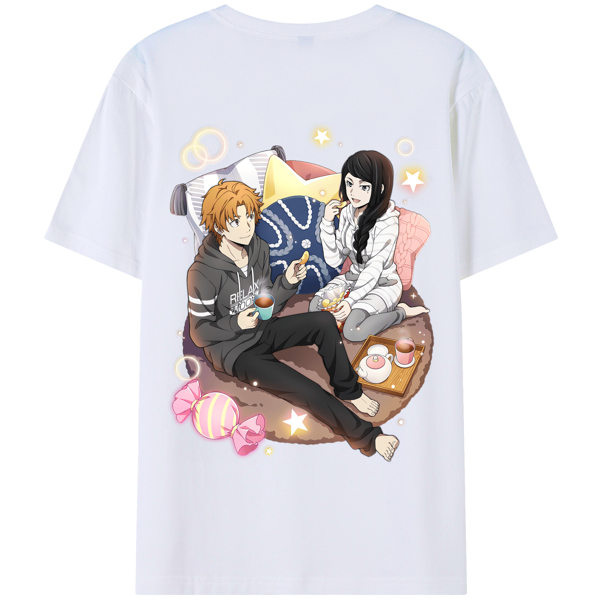 （画像用） 文豪ストレイドッグス Bungo Stray Dogs レディース半袖Tシャツ(バックプリント)