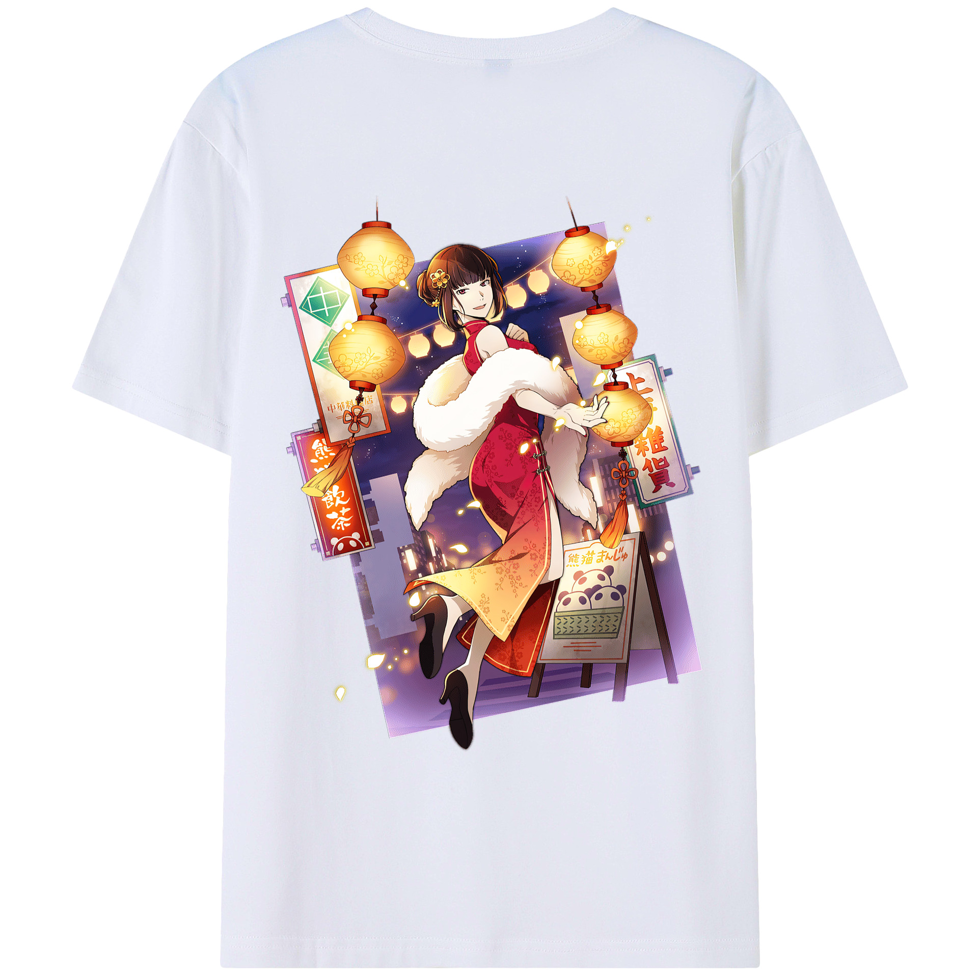 （画像用） 文豪ストレイドッグス Bungo Stray Dogs レディース半袖Tシャツ(バックプリント)