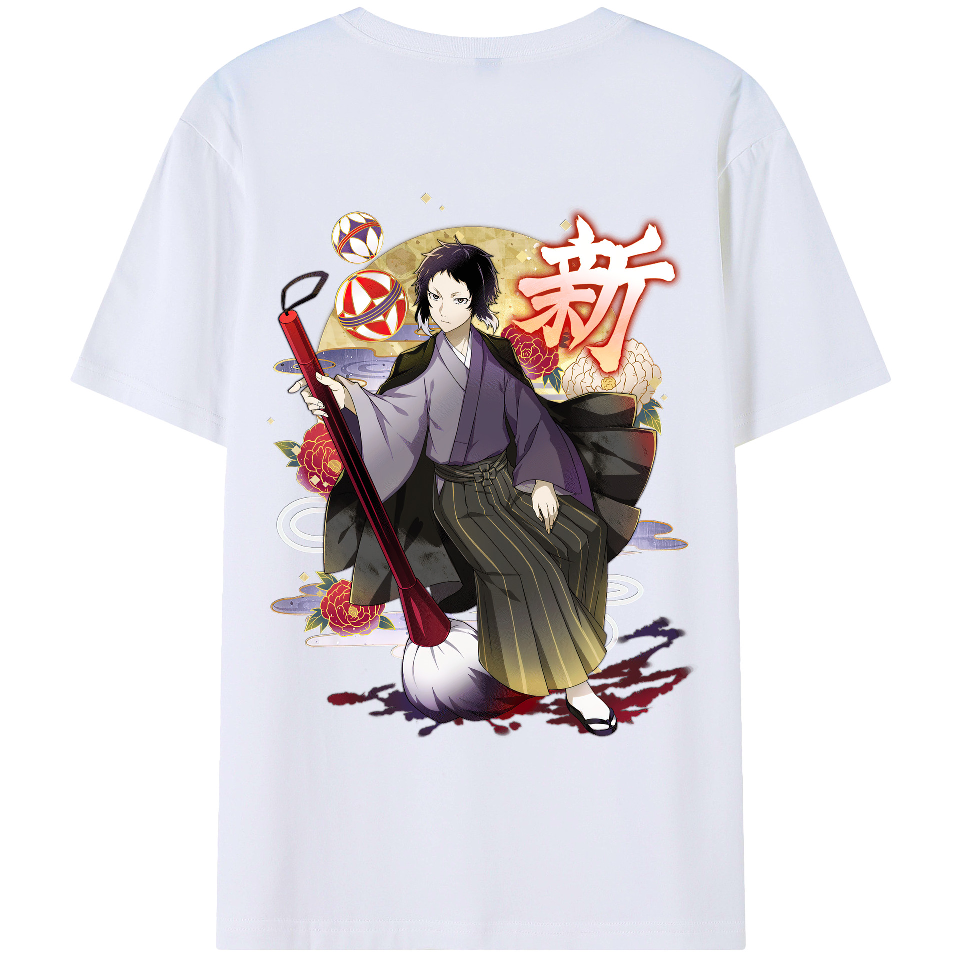 （画像用） 文豪ストレイドッグス Bungo Stray Dogs レディース半袖Tシャツ(バックプリント)