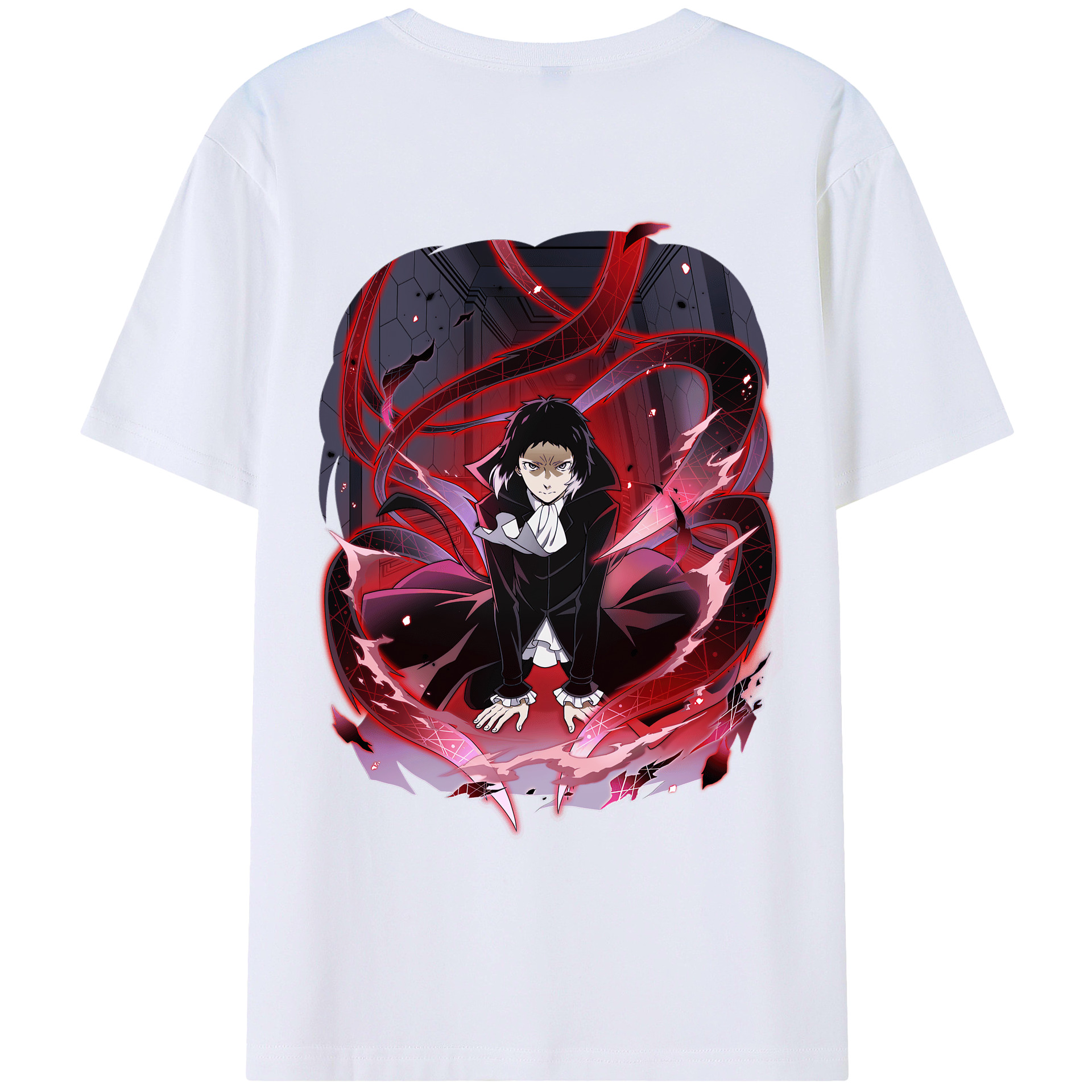 （画像用） 文豪ストレイドッグス Bungo Stray Dogs レディース半袖Tシャツ(バックプリント)
