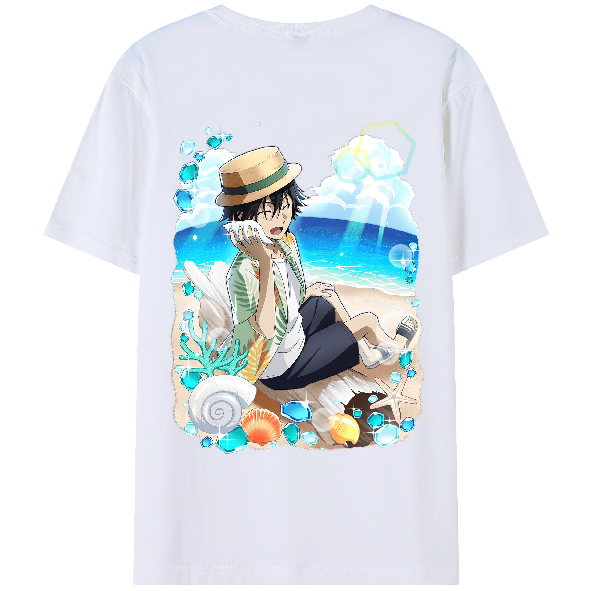 （画像用） 文豪ストレイドッグス Bungo Stray Dogs レディース半袖Tシャツ(バックプリント)