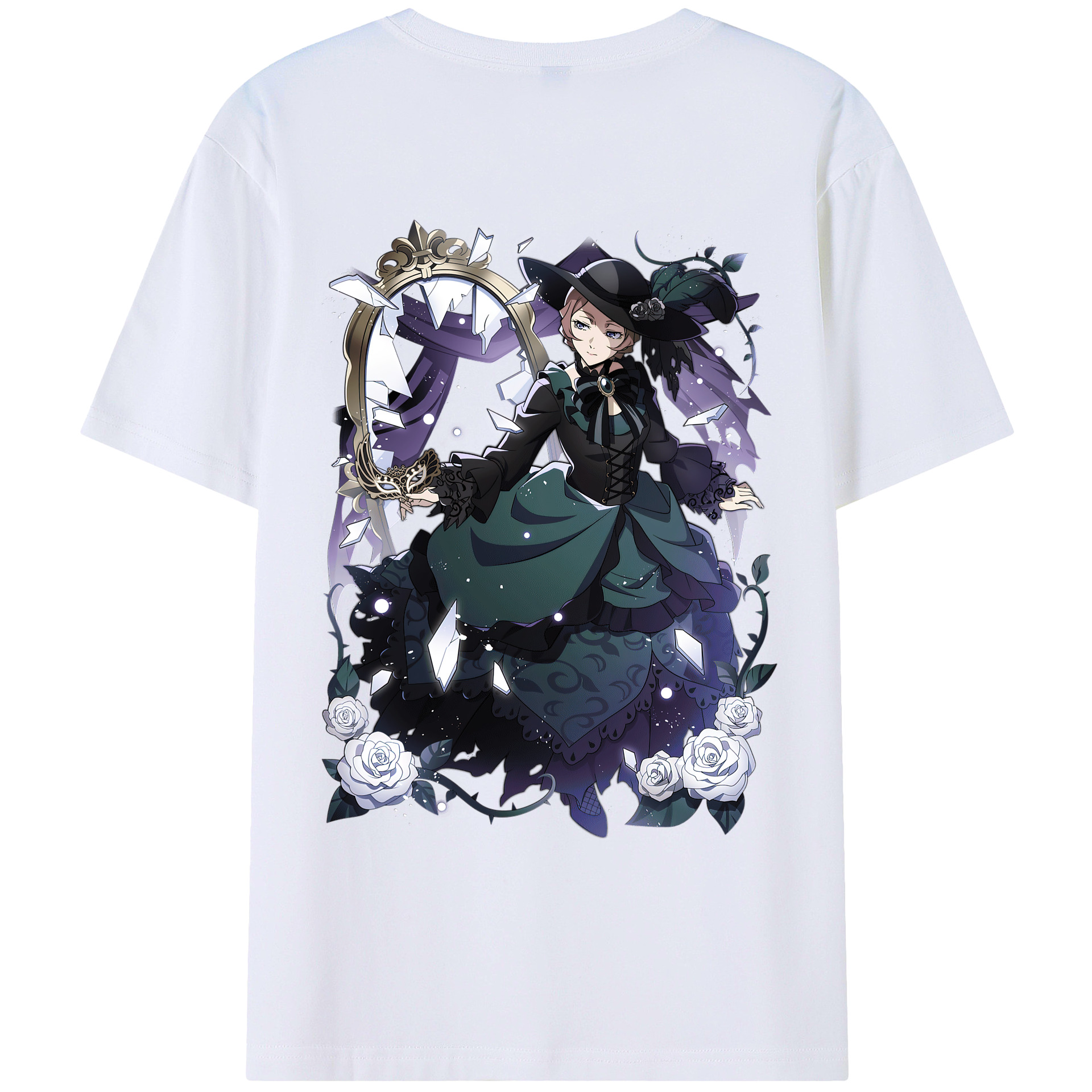 （画像用） 文豪ストレイドッグス Bungo Stray Dogs レディース半袖Tシャツ(バックプリント)