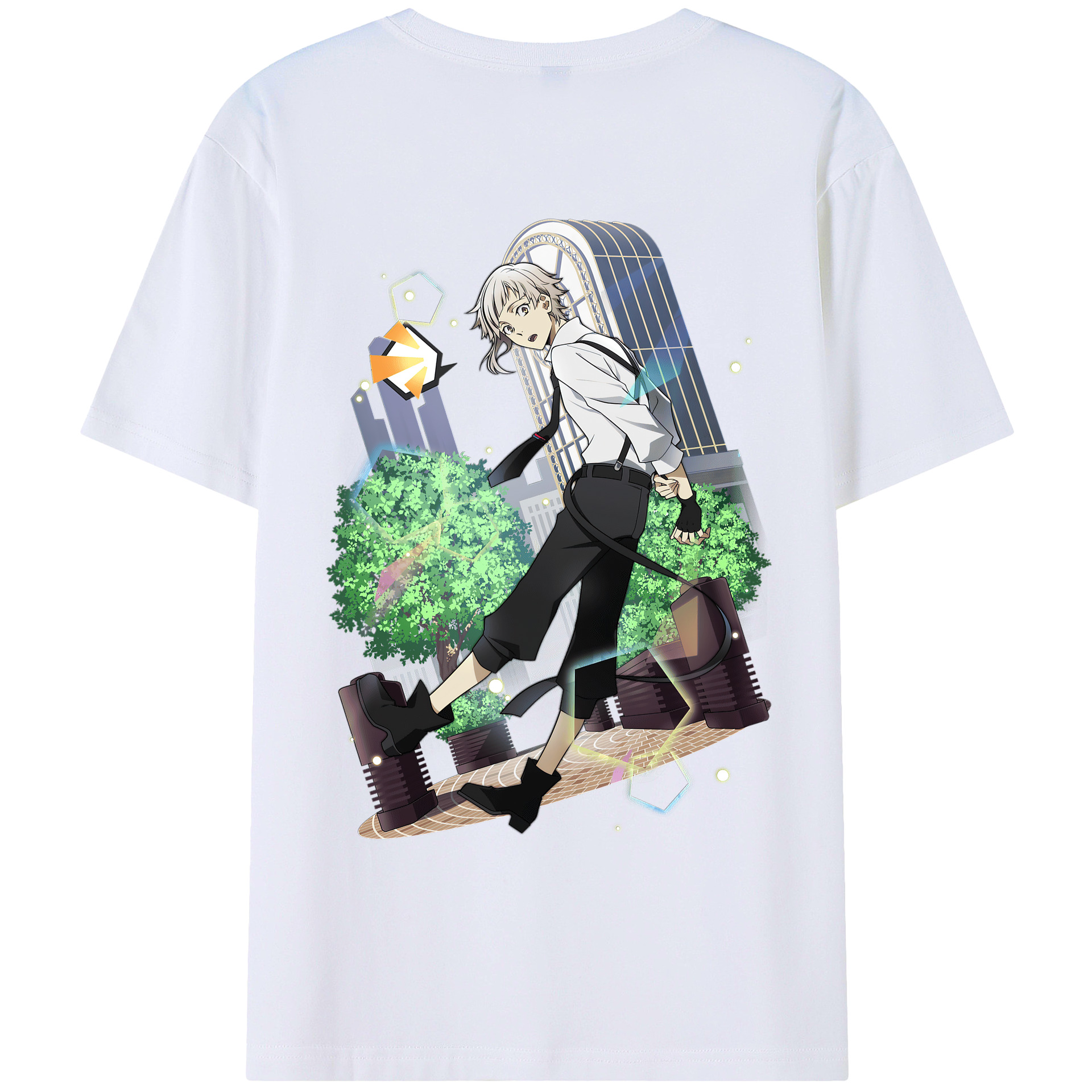 （画像用） 文豪ストレイドッグス Bungo Stray Dogs レディース半袖Tシャツ(バックプリント)