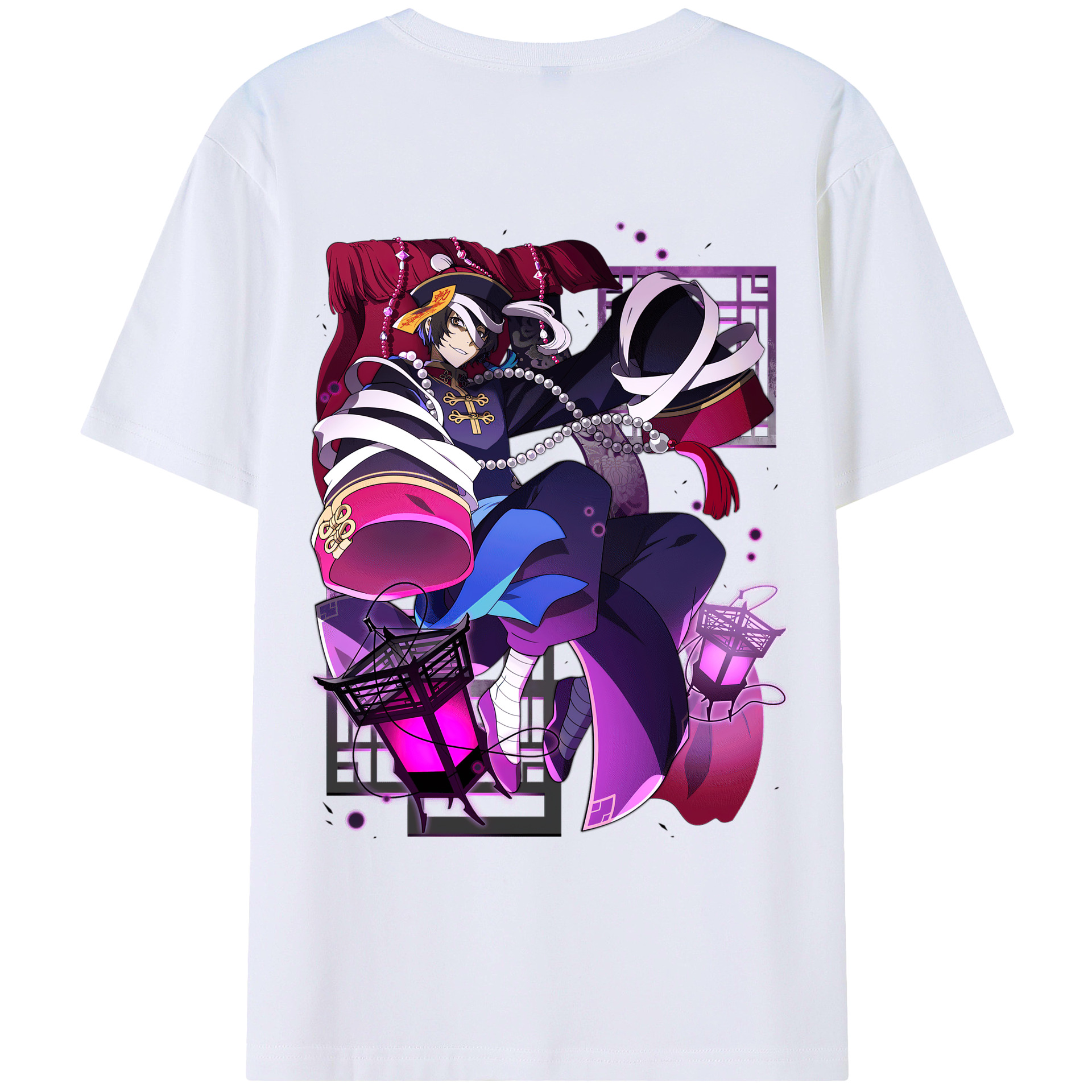 （画像用） 文豪ストレイドッグス Bungo Stray Dogs レディース半袖Tシャツ(バックプリント)
