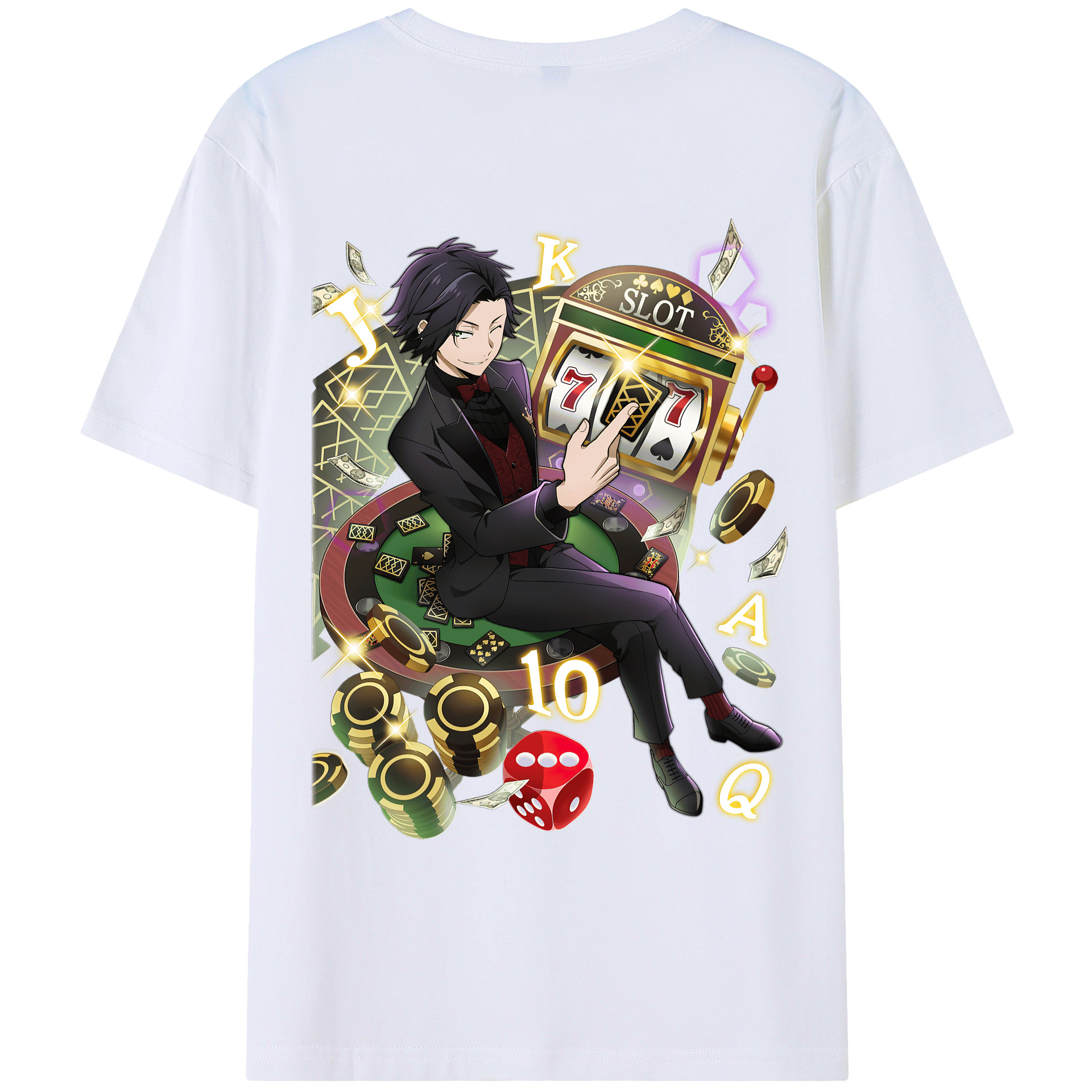 （画像用） 文豪ストレイドッグス Bungo Stray Dogs レディース半袖Tシャツ(バックプリント)