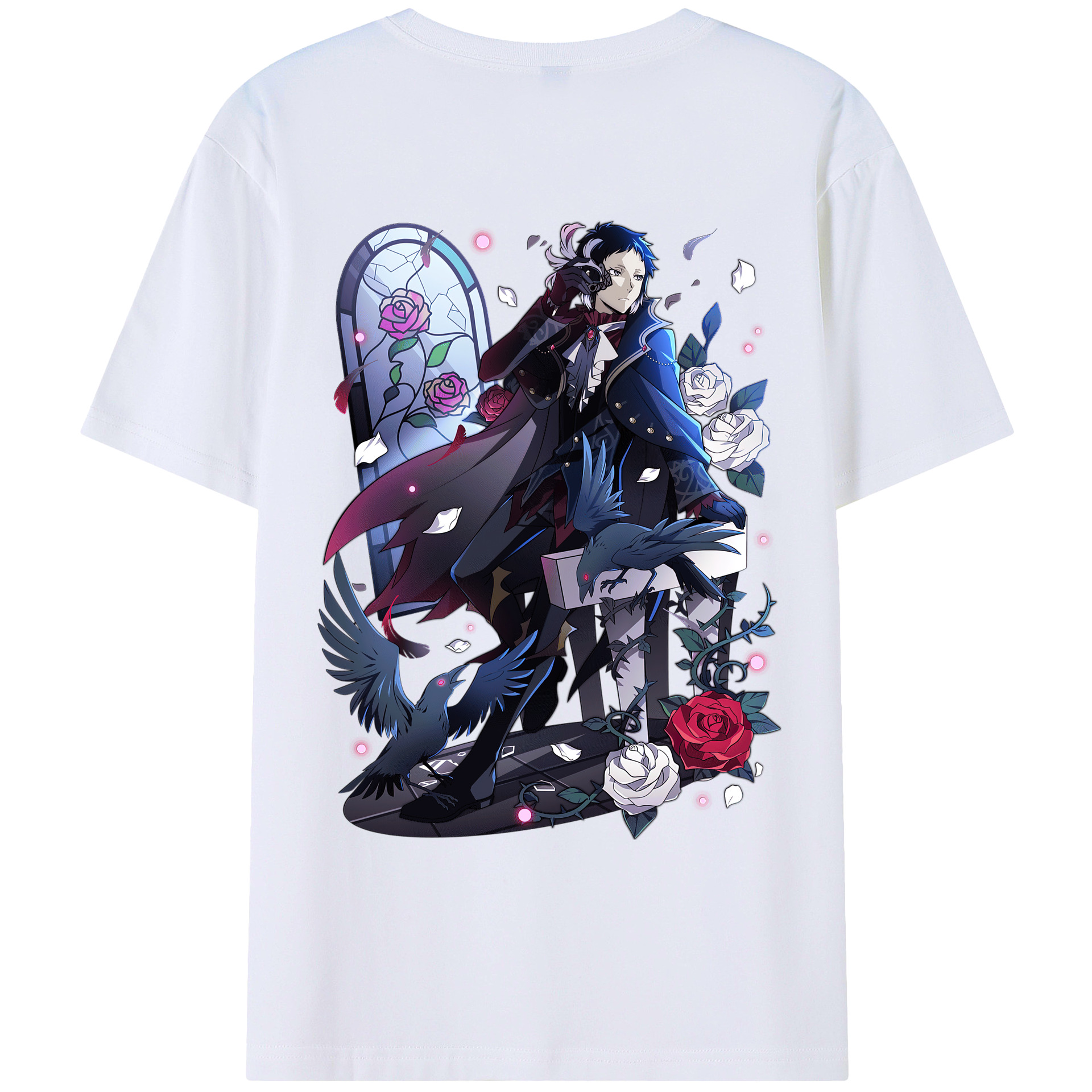 （画像用） 文豪ストレイドッグス Bungo Stray Dogs レディース半袖Tシャツ(バックプリント)
