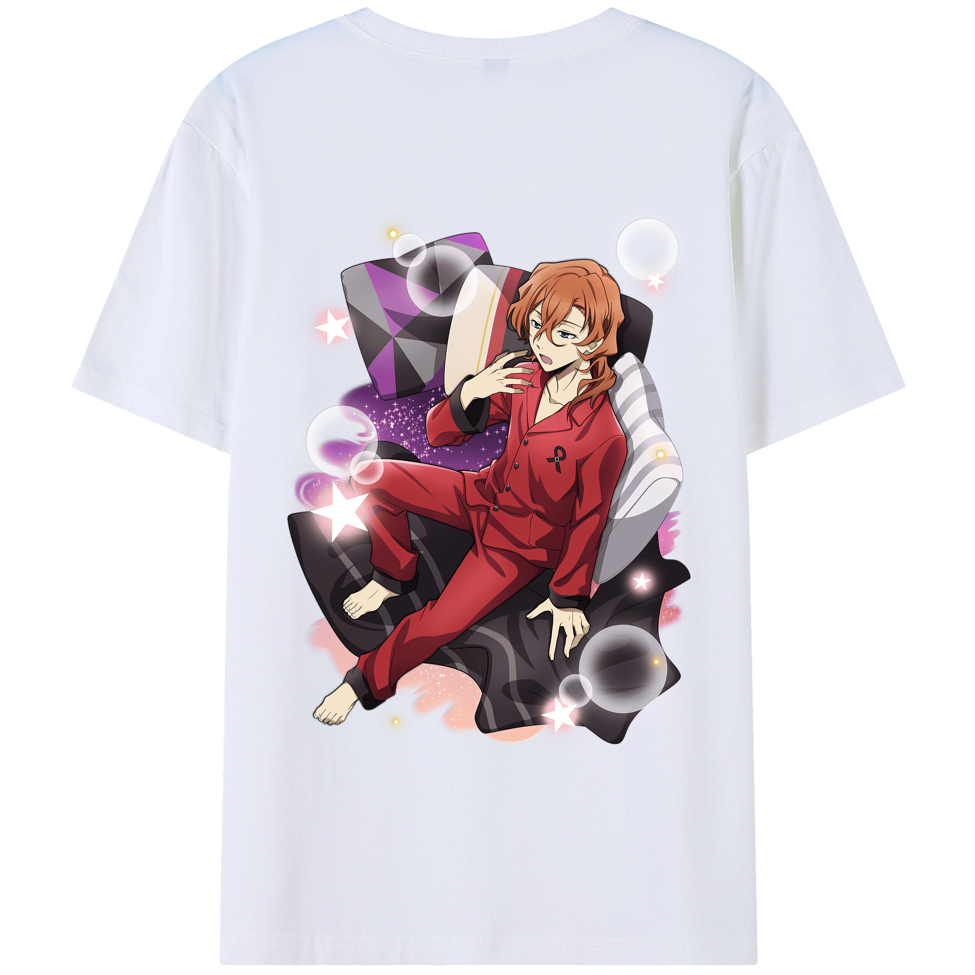 （画像用） 文豪ストレイドッグス Bungo Stray Dogs レディース半袖Tシャツ(バックプリント)