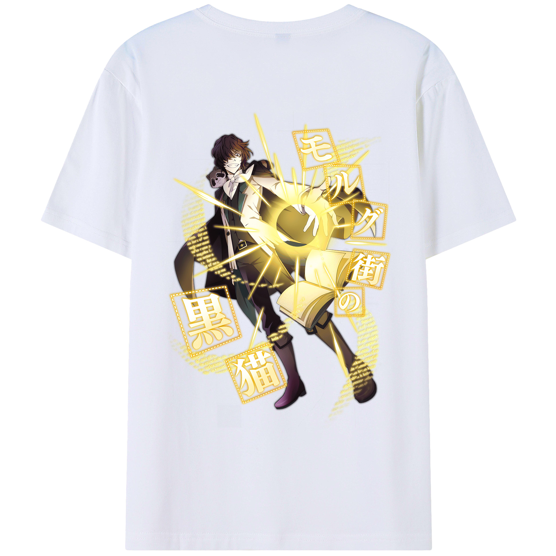 （画像用） 文豪ストレイドッグス Bungo Stray Dogs レディース半袖Tシャツ(バックプリント)