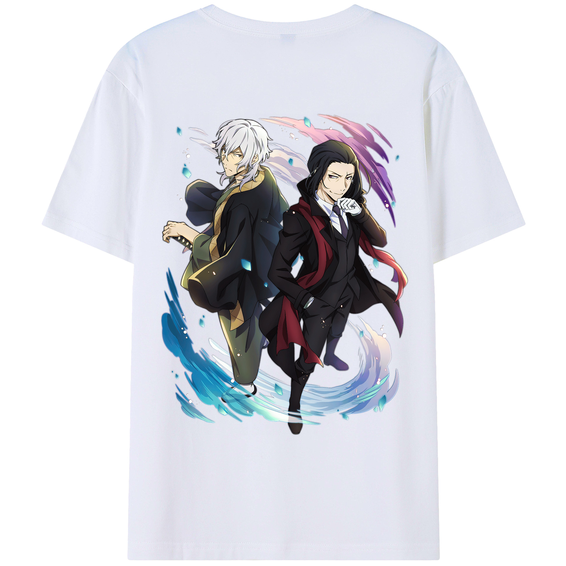 （画像用） 文豪ストレイドッグス Bungo Stray Dogs レディース半袖Tシャツ(バックプリント)