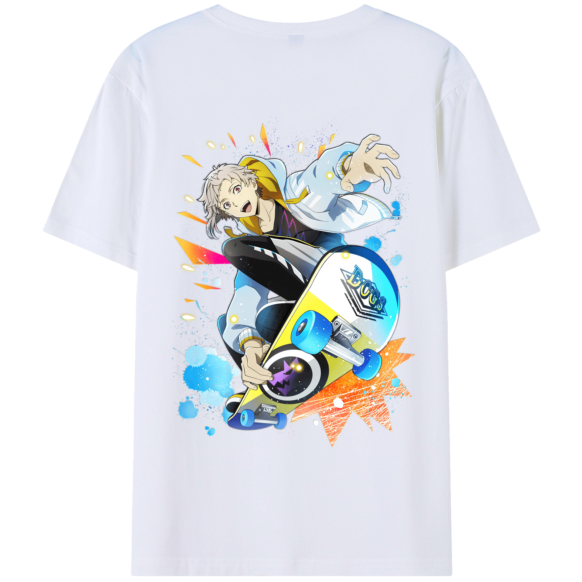 （画像用） 文豪ストレイドッグス Bungo Stray Dogs レディース半袖Tシャツ(バックプリント)