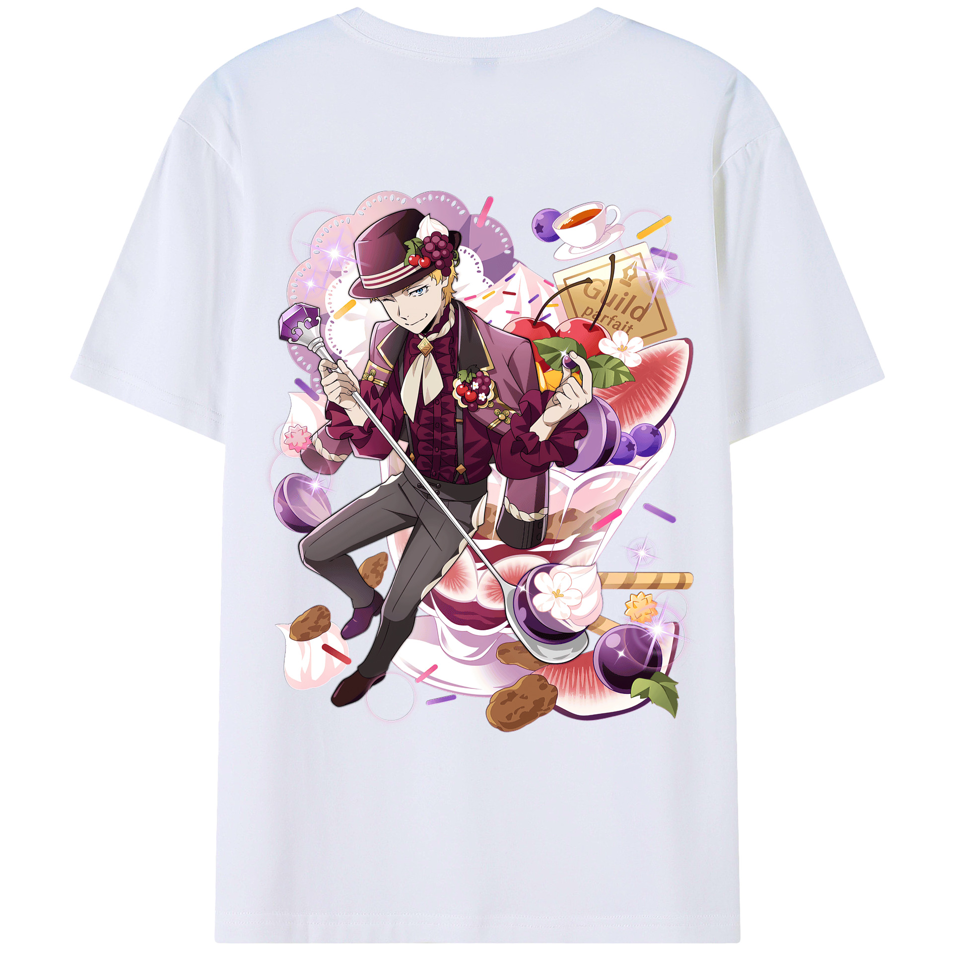 （画像用） 文豪ストレイドッグス Bungo Stray Dogs レディース半袖Tシャツ(バックプリント)