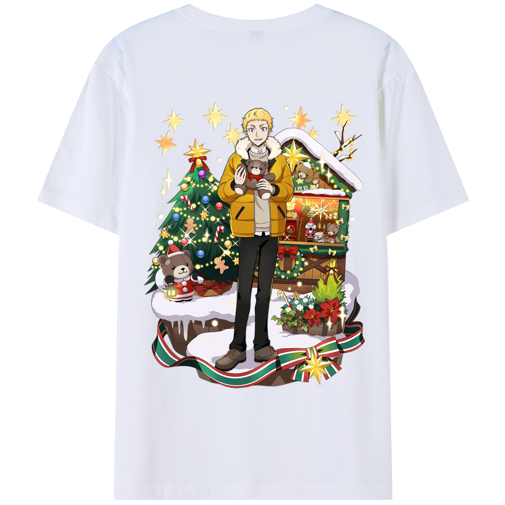 （画像用） 文豪ストレイドッグス Bungo Stray Dogs レディース半袖Tシャツ(バックプリント)