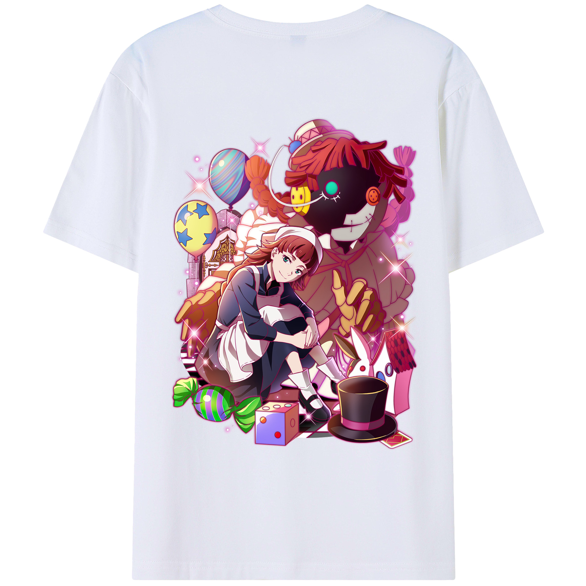 （画像用） 文豪ストレイドッグス Bungo Stray Dogs レディース半袖Tシャツ(バックプリント)