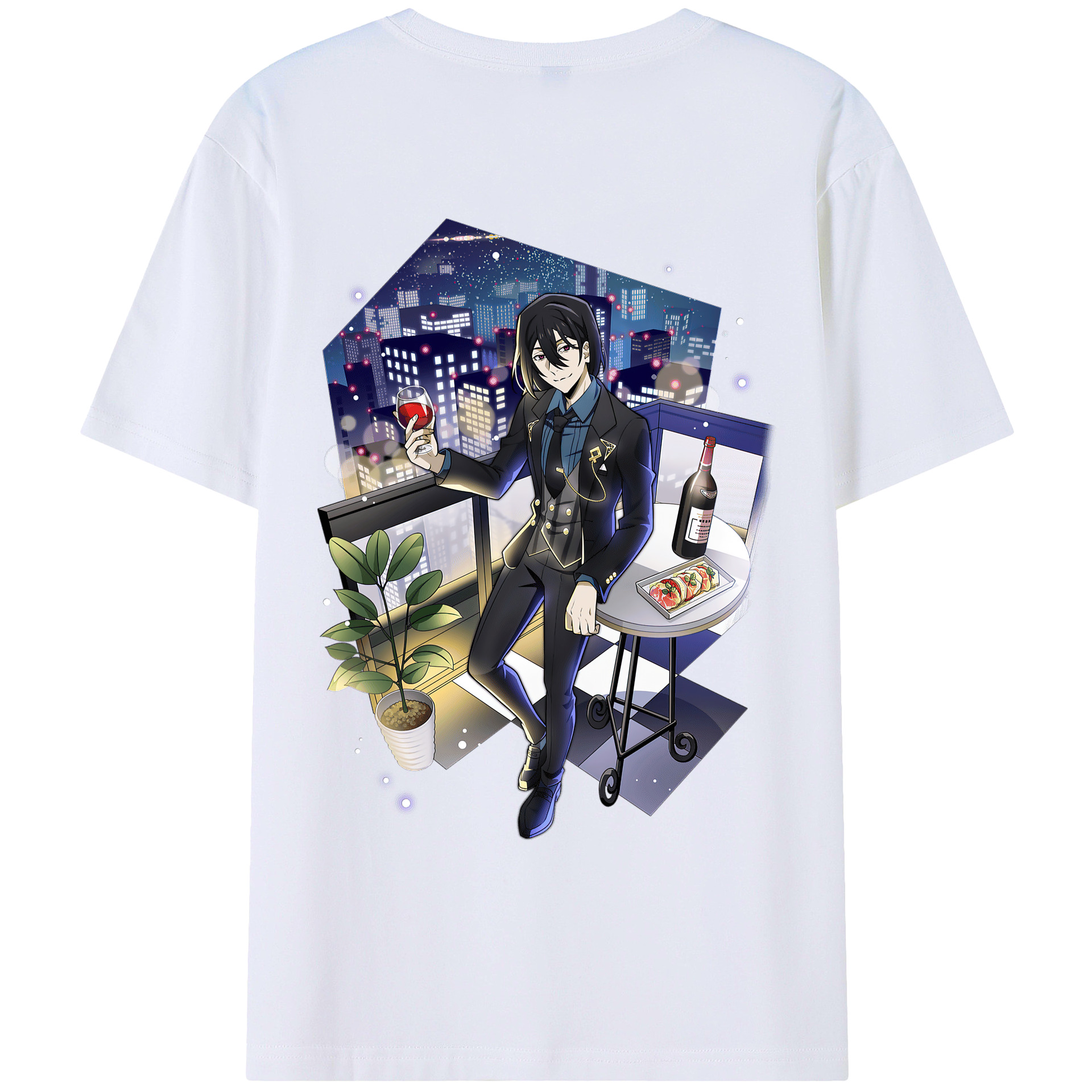 （画像用） 文豪ストレイドッグス Bungo Stray Dogs レディース半袖Tシャツ(バックプリント)