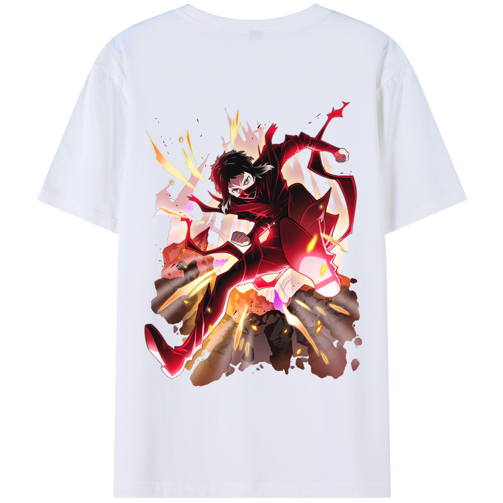 （画像用） 文豪ストレイドッグス Bungo Stray Dogs レディース半袖Tシャツ(バックプリント)