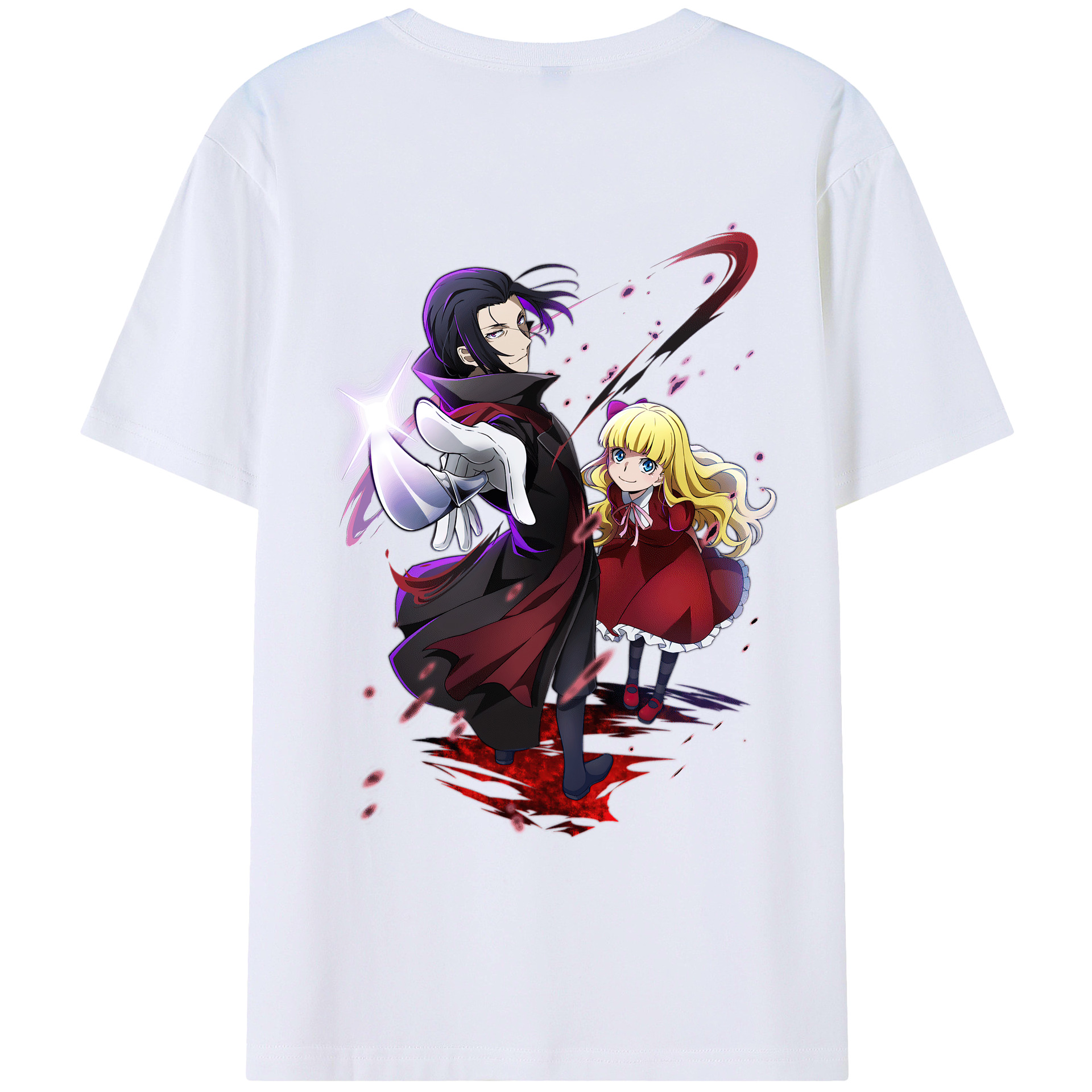 （画像用） 文豪ストレイドッグス Bungo Stray Dogs レディース半袖Tシャツ(バックプリント)