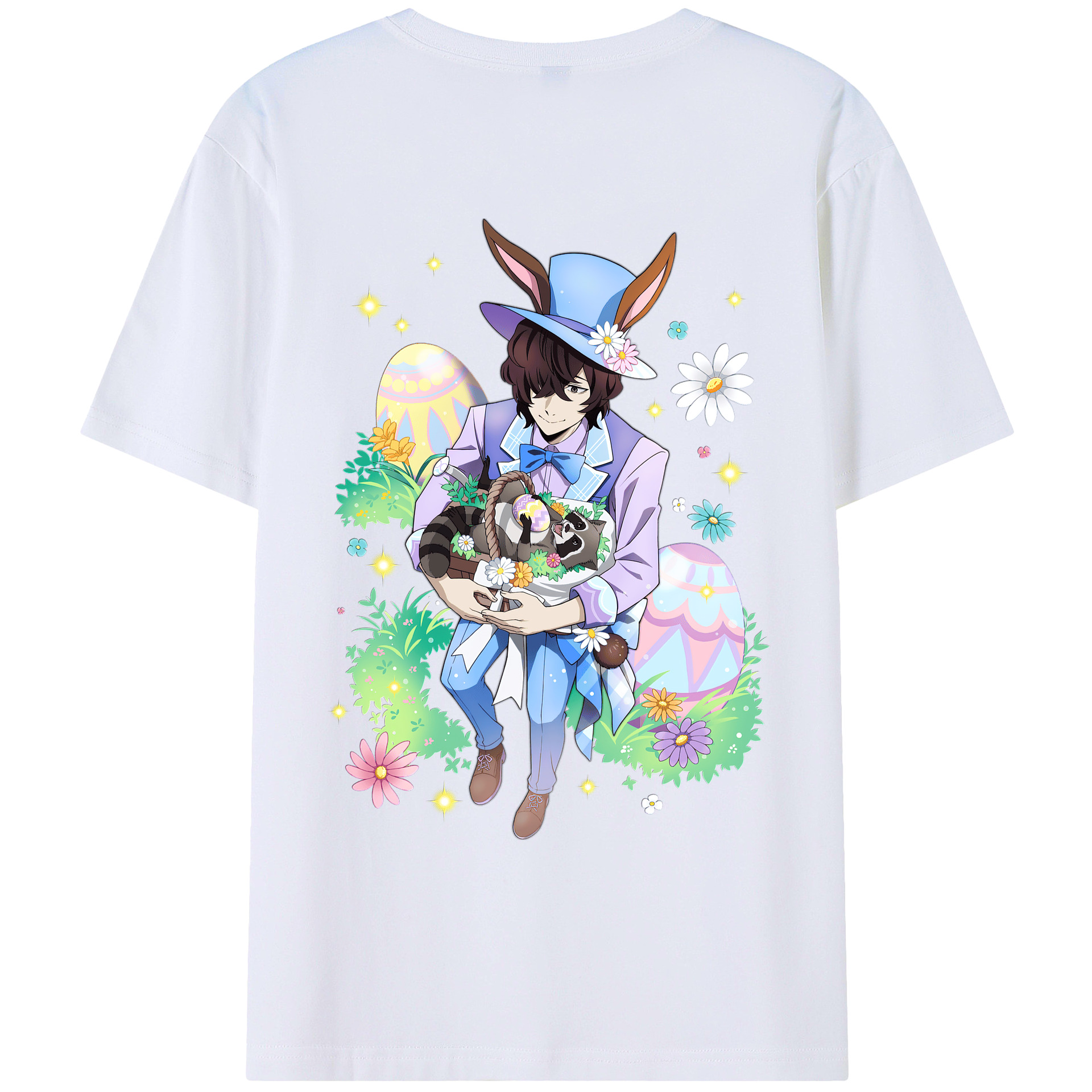 （画像用） 文豪ストレイドッグス Bungo Stray Dogs レディース半袖Tシャツ(バックプリント)