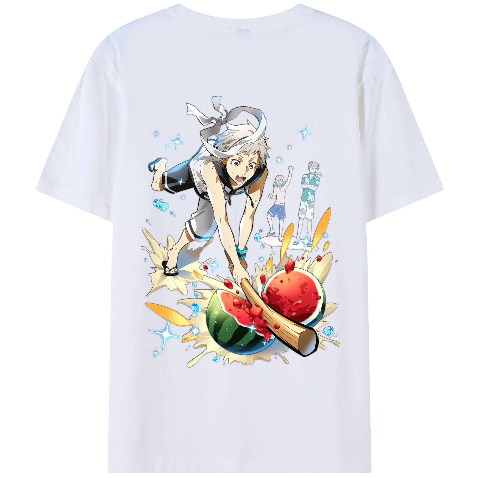 （画像用） 文豪ストレイドッグス Bungo Stray Dogs レディース半袖Tシャツ(バックプリント)