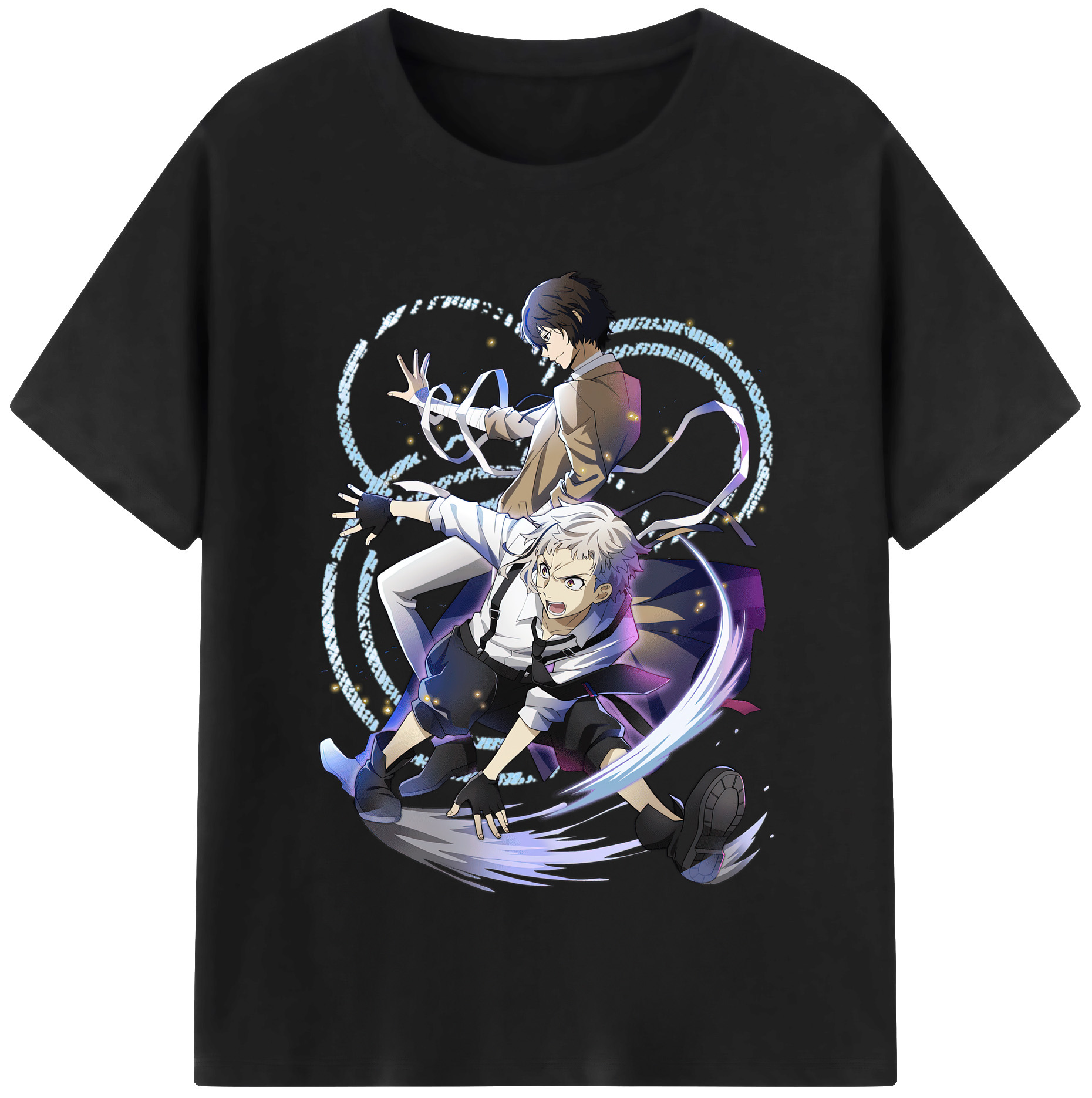 （画像用） 文豪ストレイドッグス Bungo Stray Dogs レディースカジュアルプリントTシャツ（綿100％）