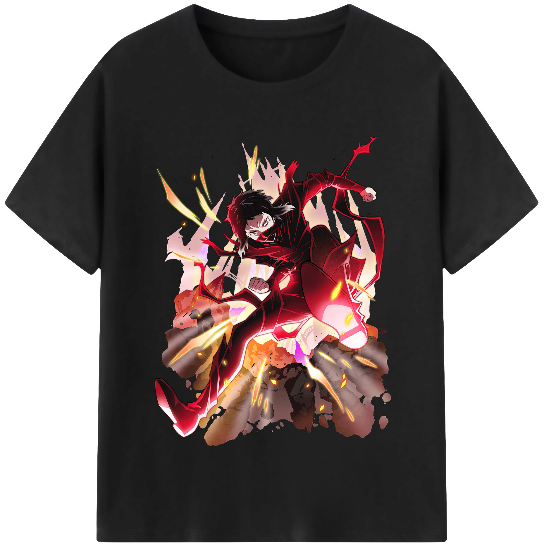 （画像用） 文豪ストレイドッグス Bungo Stray Dogs レディースカジュアルプリントTシャツ（綿100％）