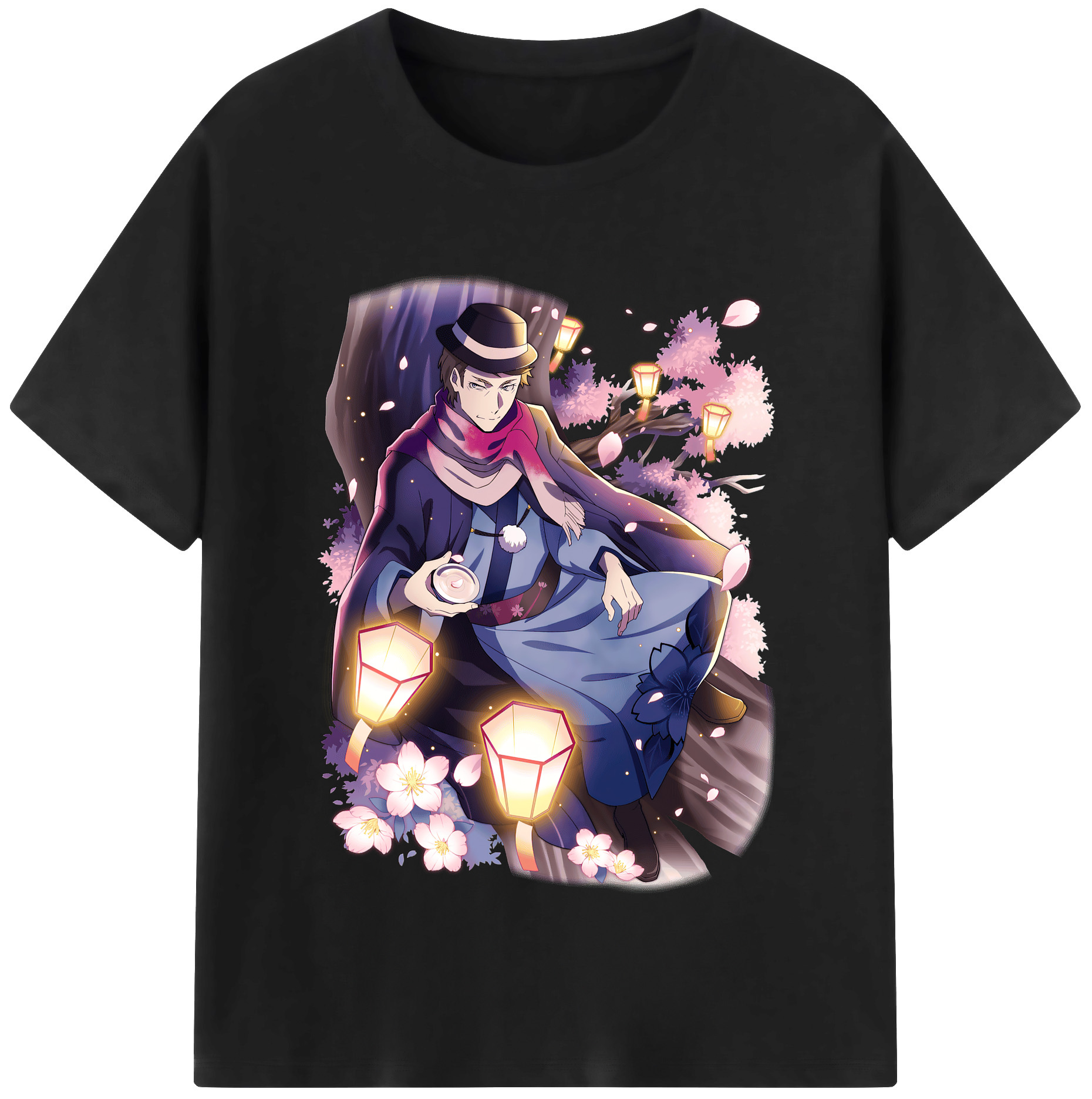 （画像用） 文豪ストレイドッグス Bungo Stray Dogs レディースカジュアルプリントTシャツ（綿100％）