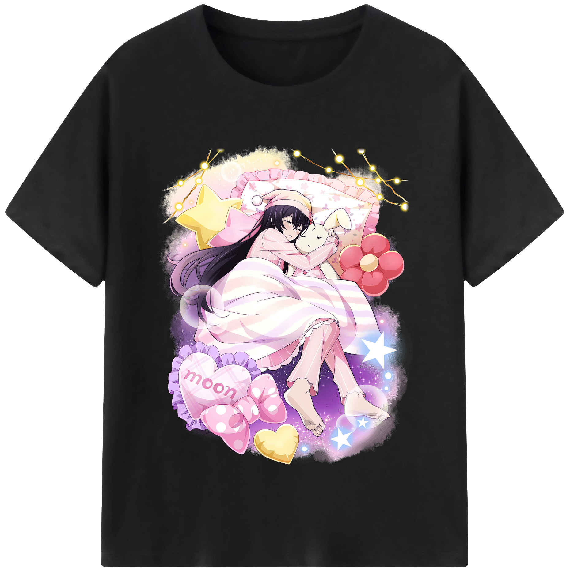 （画像用） 文豪ストレイドッグス Bungo Stray Dogs レディースカジュアルプリントTシャツ（綿100％）