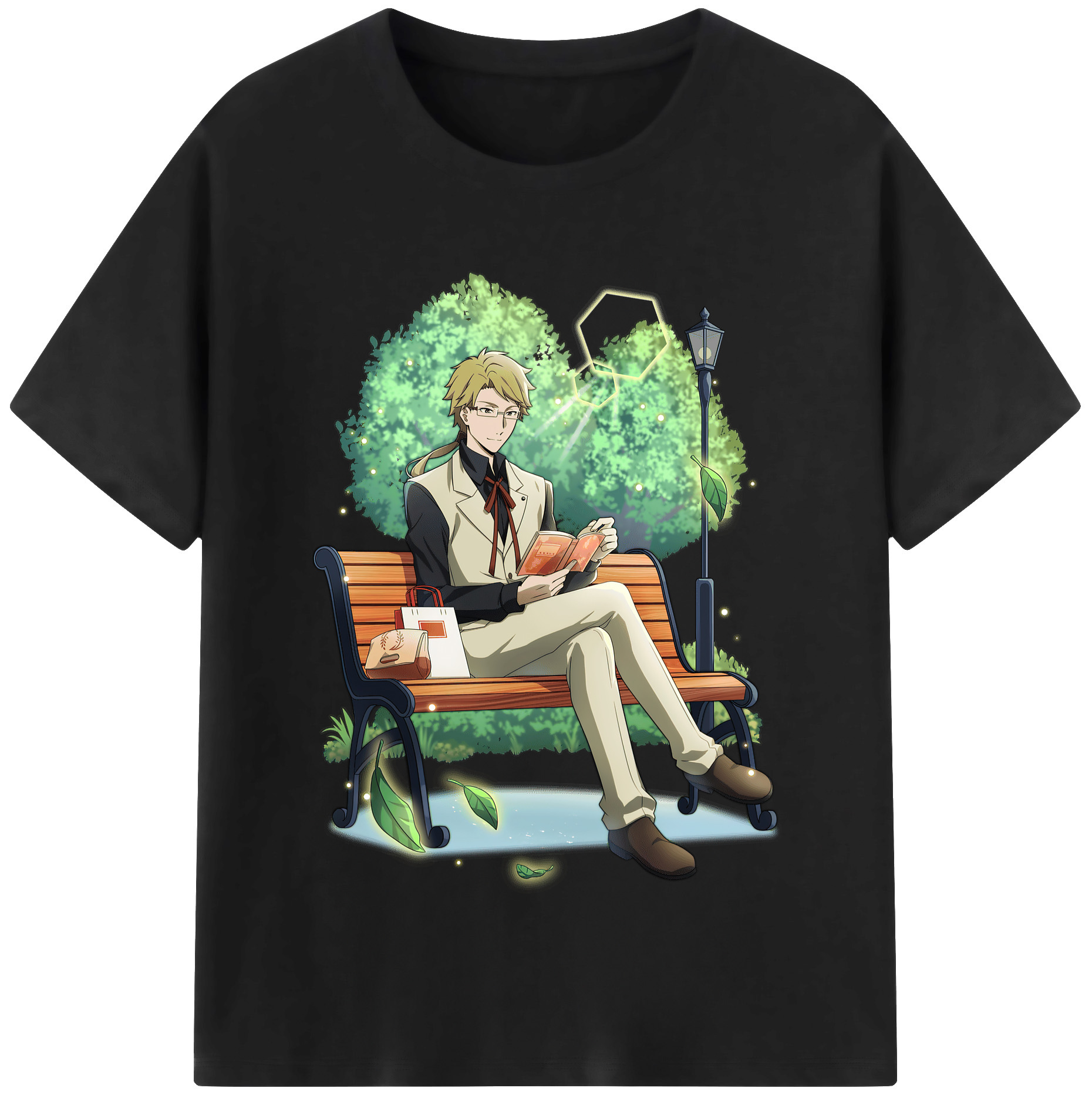 （画像用） 文豪ストレイドッグス Bungo Stray Dogs レディースカジュアルプリントTシャツ（綿100％）