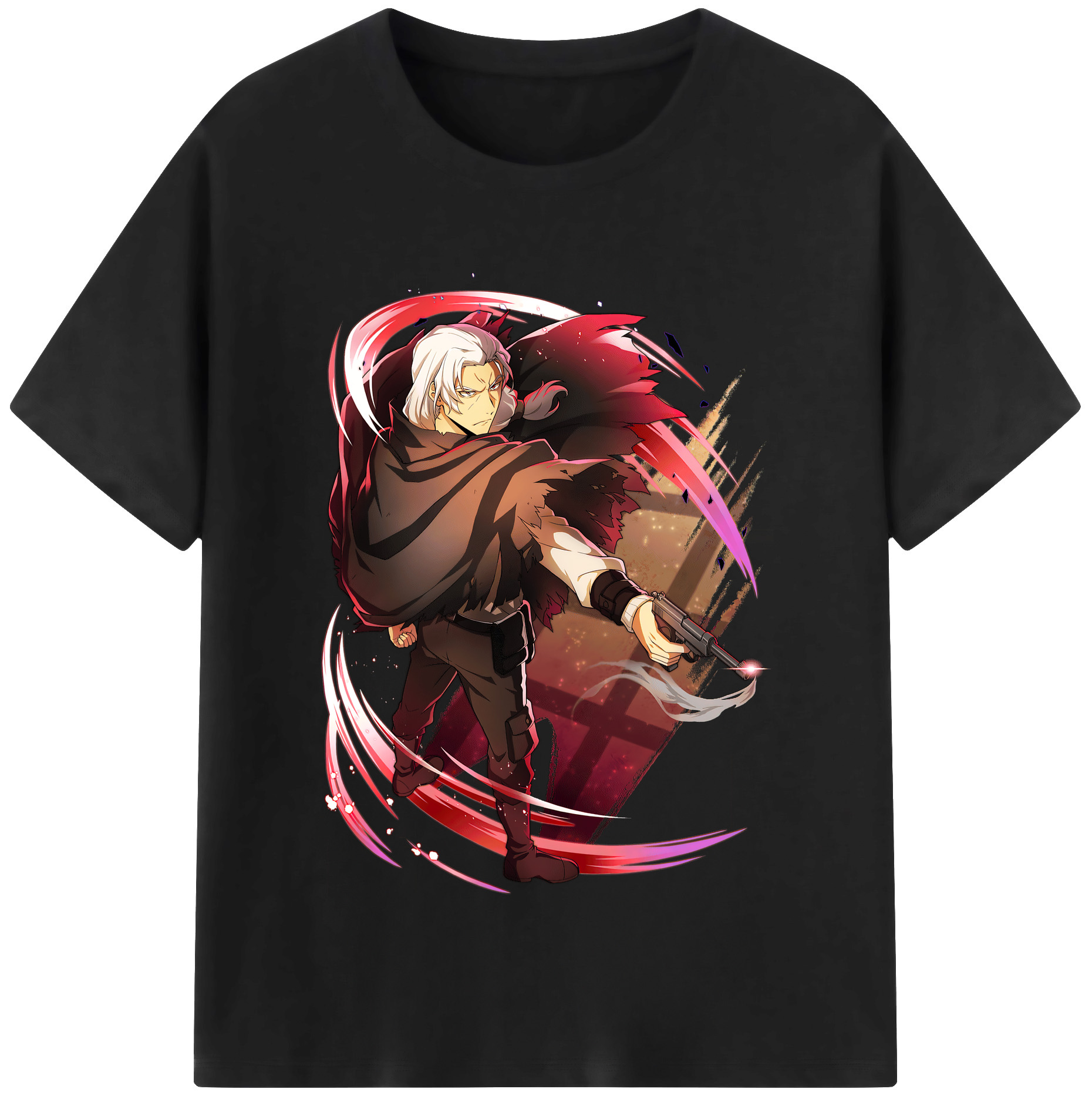 （画像用） 文豪ストレイドッグス Bungo Stray Dogs レディースカジュアルプリントTシャツ（綿100％）