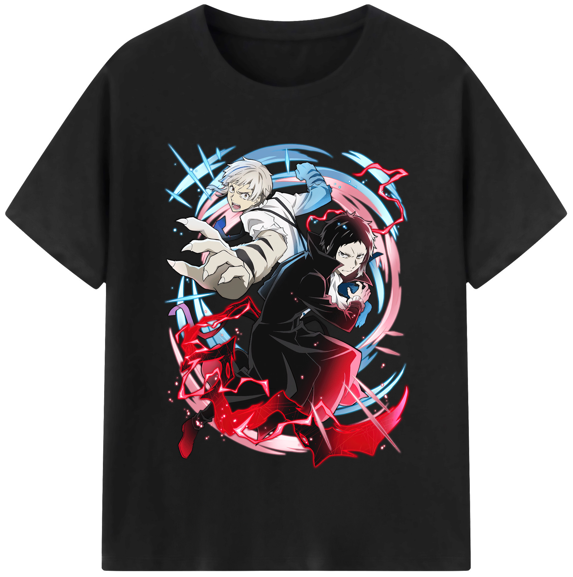 （画像用） 文豪ストレイドッグス Bungo Stray Dogs レディースカジュアルプリントTシャツ（綿100％）