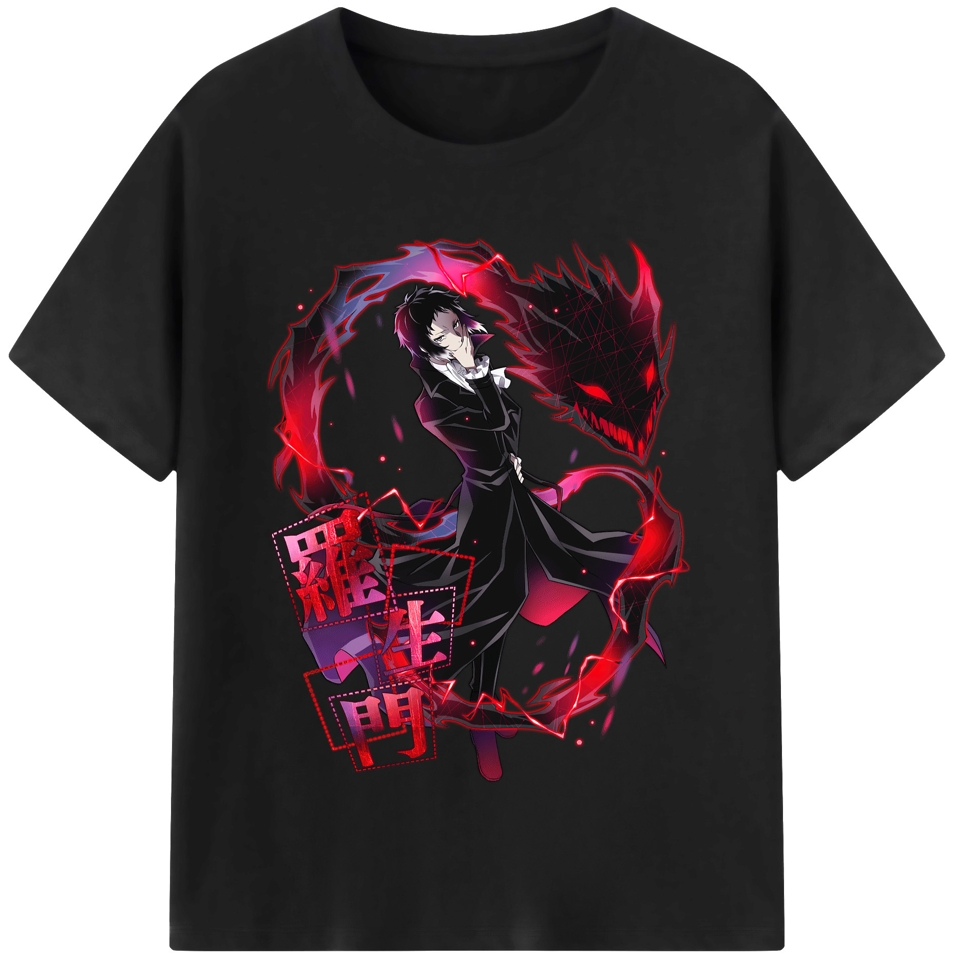 （画像用） 文豪ストレイドッグス Bungo Stray Dogs レディースカジュアルプリントTシャツ（綿100％）
