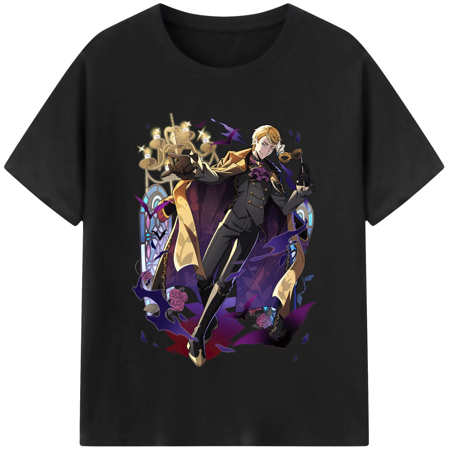 （画像用） 文豪ストレイドッグス Bungo Stray Dogs レディースカジュアルプリントTシャツ（綿100％）