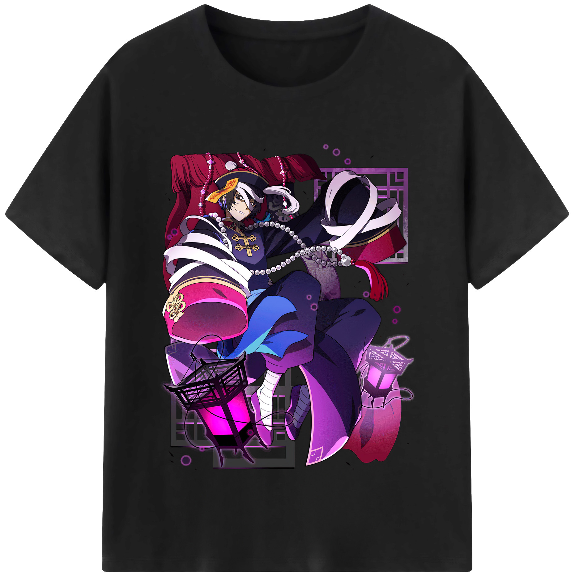 （画像用） 文豪ストレイドッグス Bungo Stray Dogs レディースカジュアルプリントTシャツ（綿100％）