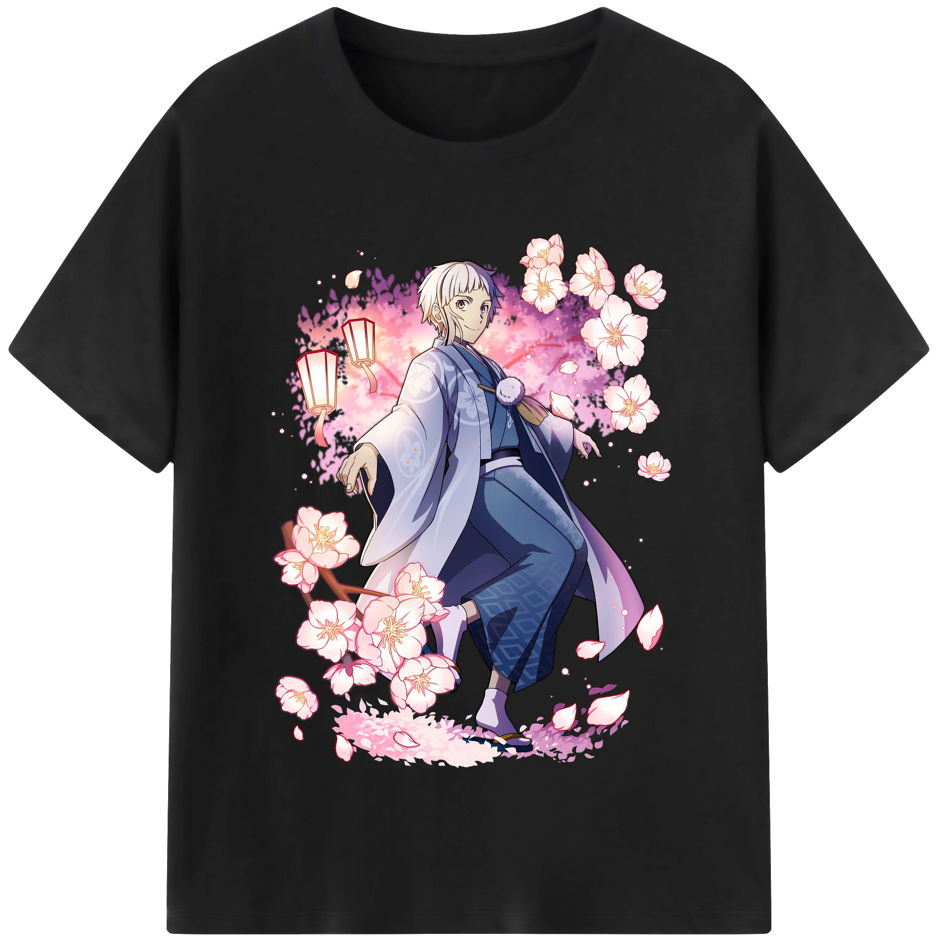 （画像用） 文豪ストレイドッグス Bungo Stray Dogs レディースカジュアルプリントTシャツ（綿100％）