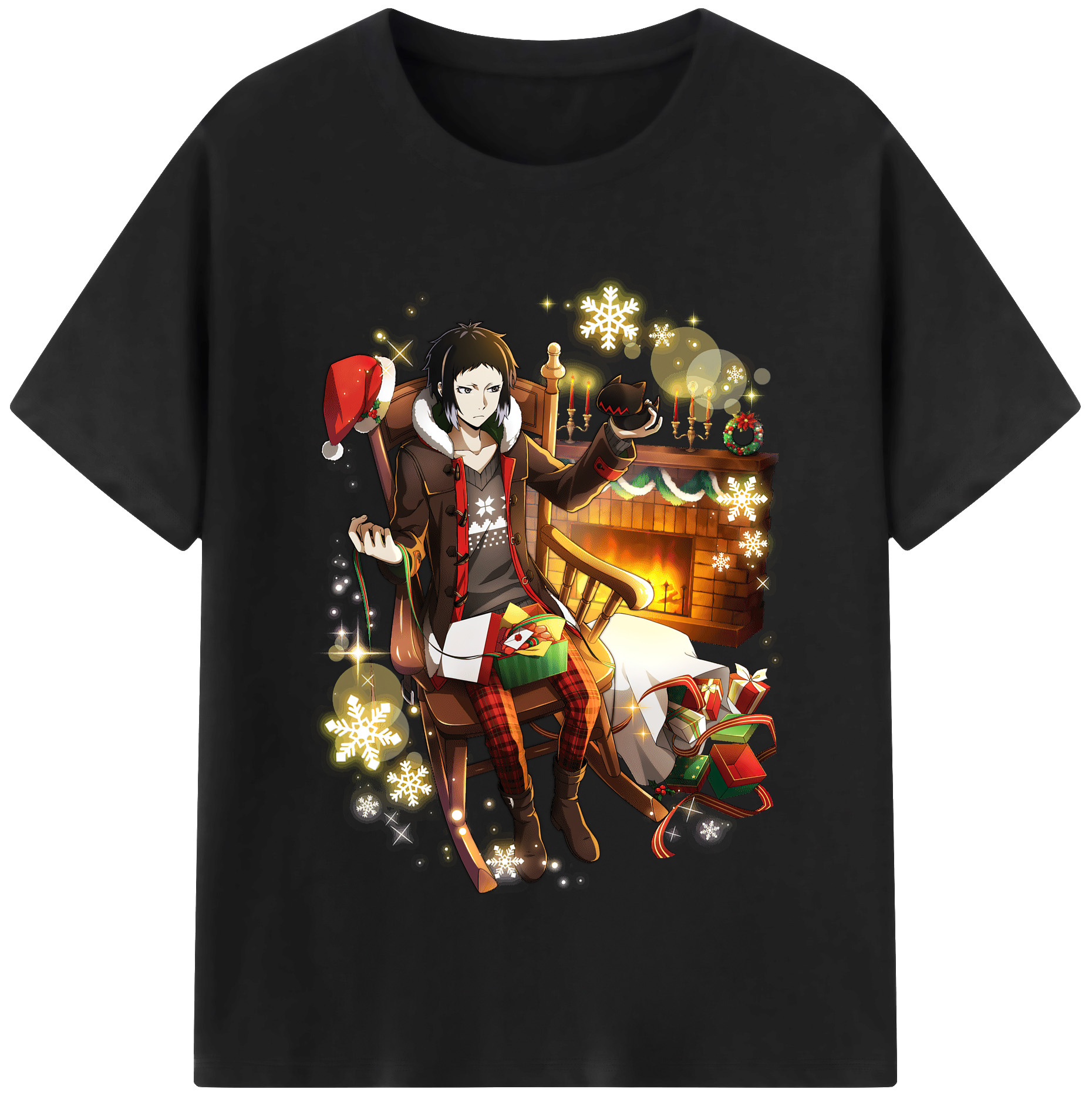 （画像用） 文豪ストレイドッグス Bungo Stray Dogs レディースカジュアルプリントTシャツ（綿100％）