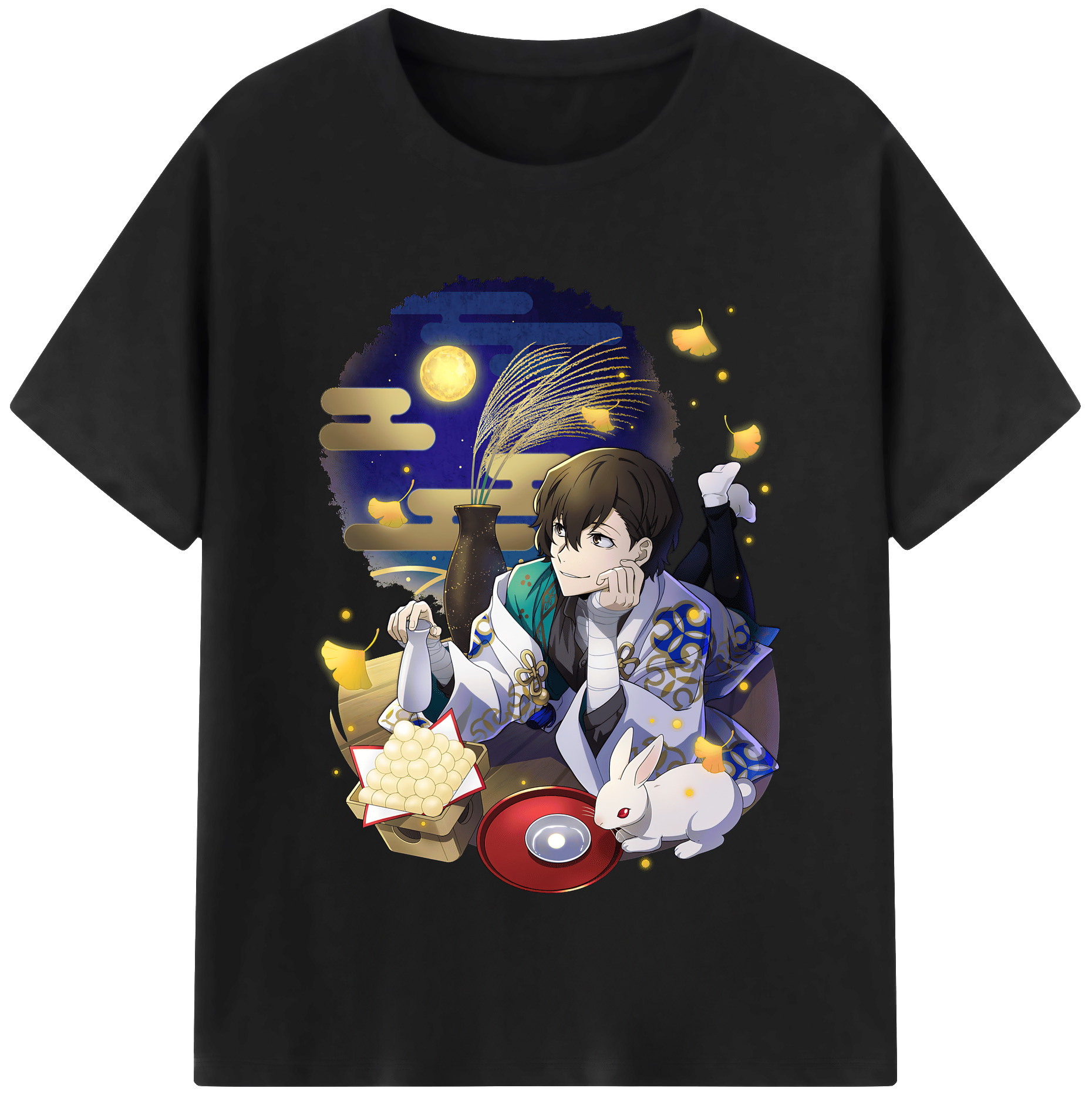 （画像用） 文豪ストレイドッグス Bungo Stray Dogs レディースカジュアルプリントTシャツ（綿100％）