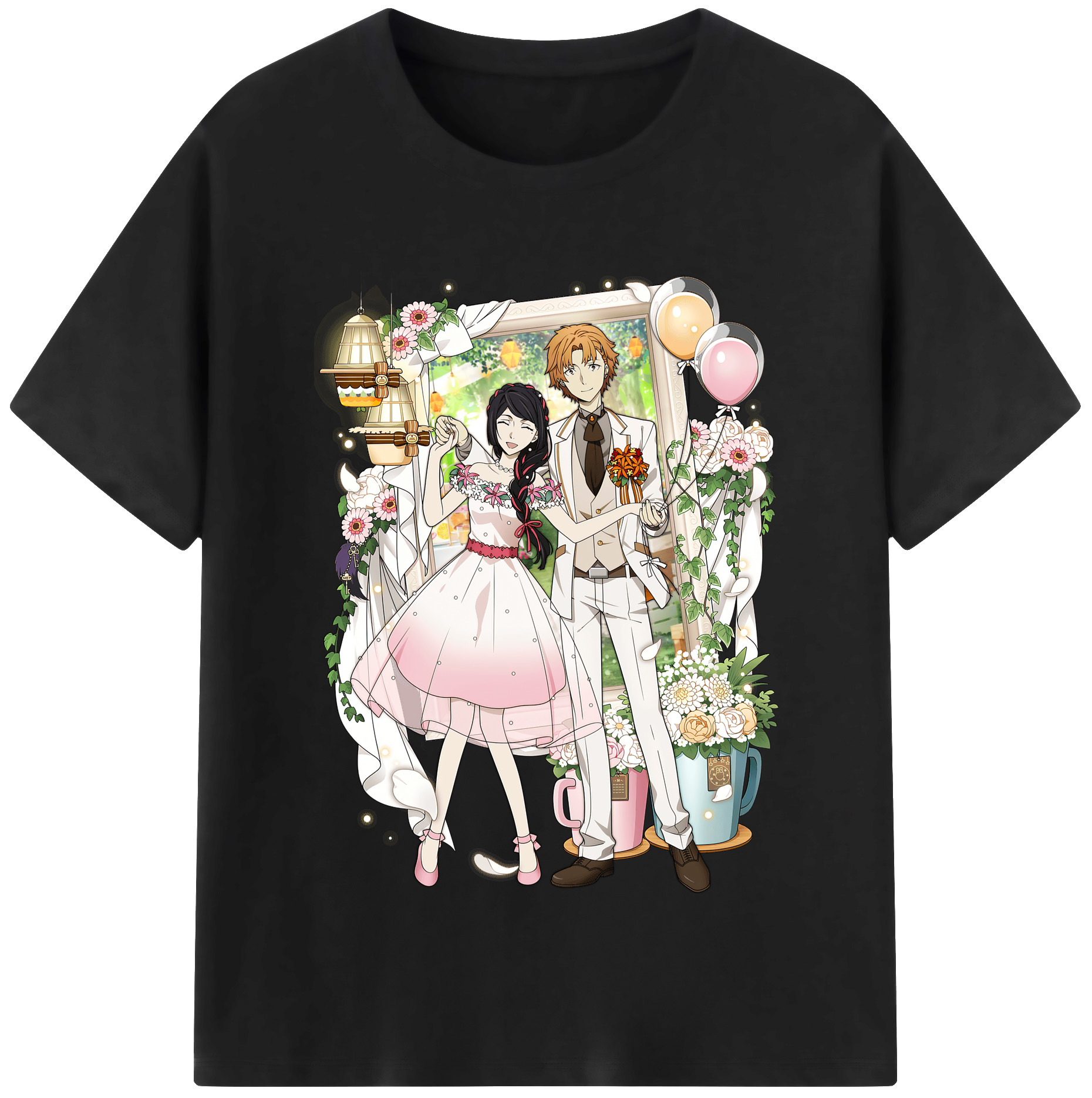 （画像用） 文豪ストレイドッグス Bungo Stray Dogs レディースカジュアルプリントTシャツ（綿100％）