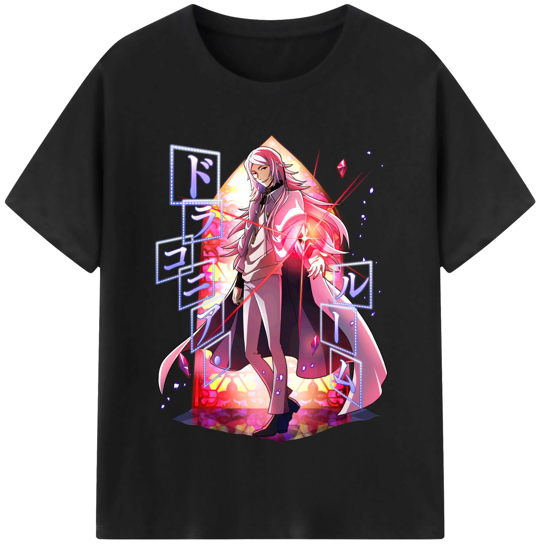 （画像用） 文豪ストレイドッグス Bungo Stray Dogs レディースカジュアルプリントTシャツ（綿100％）