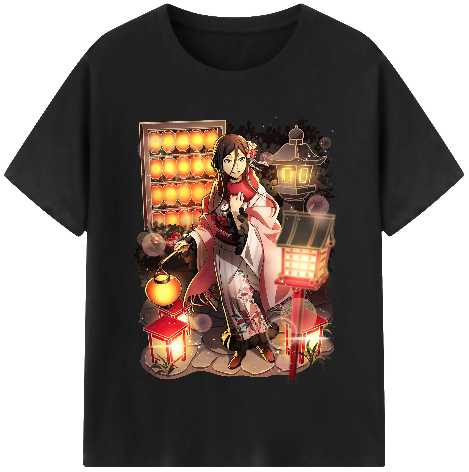 （画像用） 文豪ストレイドッグス Bungo Stray Dogs レディースカジュアルプリントTシャツ（綿100％）