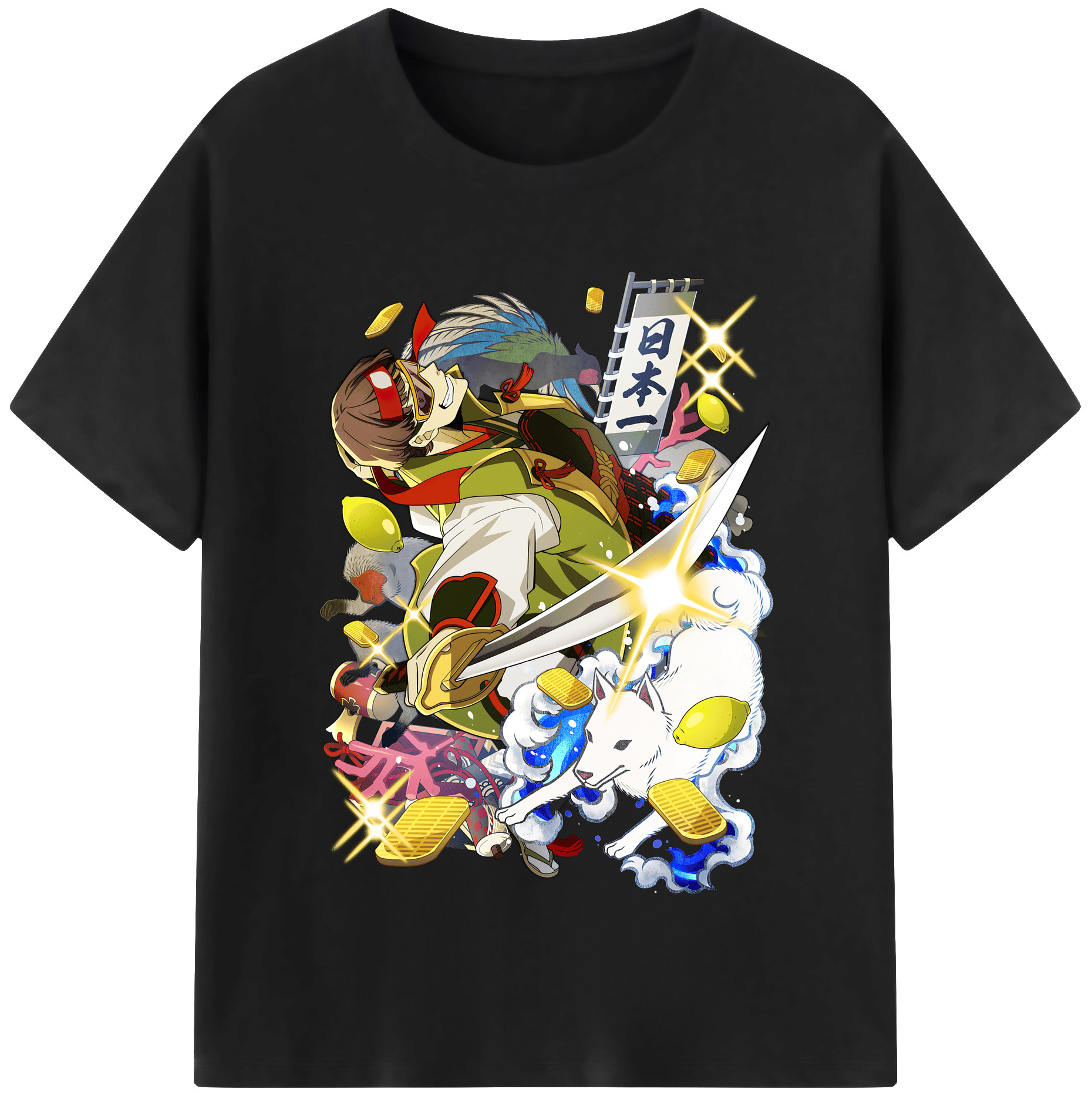 （画像用） 文豪ストレイドッグス Bungo Stray Dogs レディースカジュアルプリントTシャツ（綿100％）