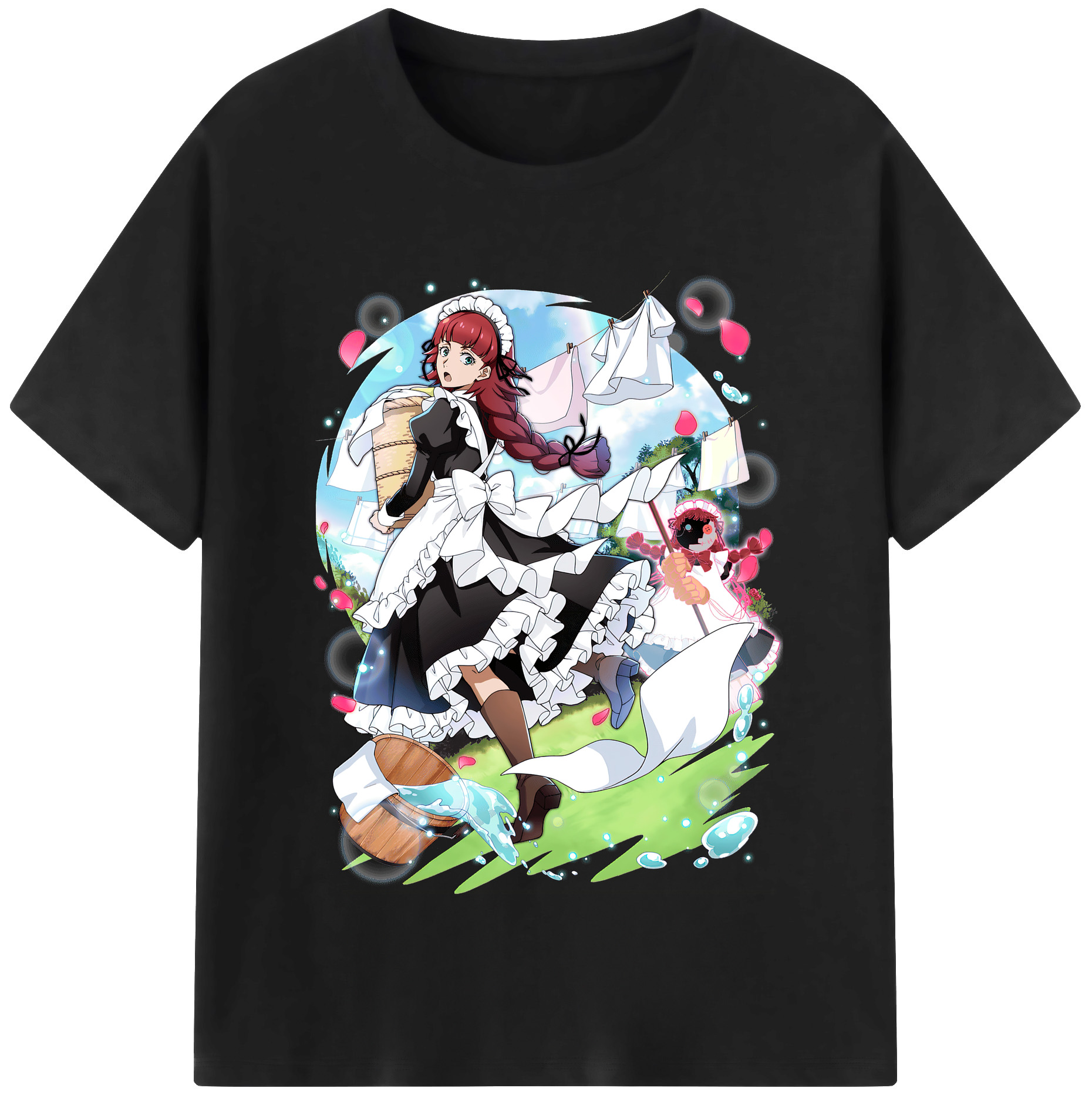 （画像用） 文豪ストレイドッグス Bungo Stray Dogs レディースカジュアルプリントTシャツ（綿100％）