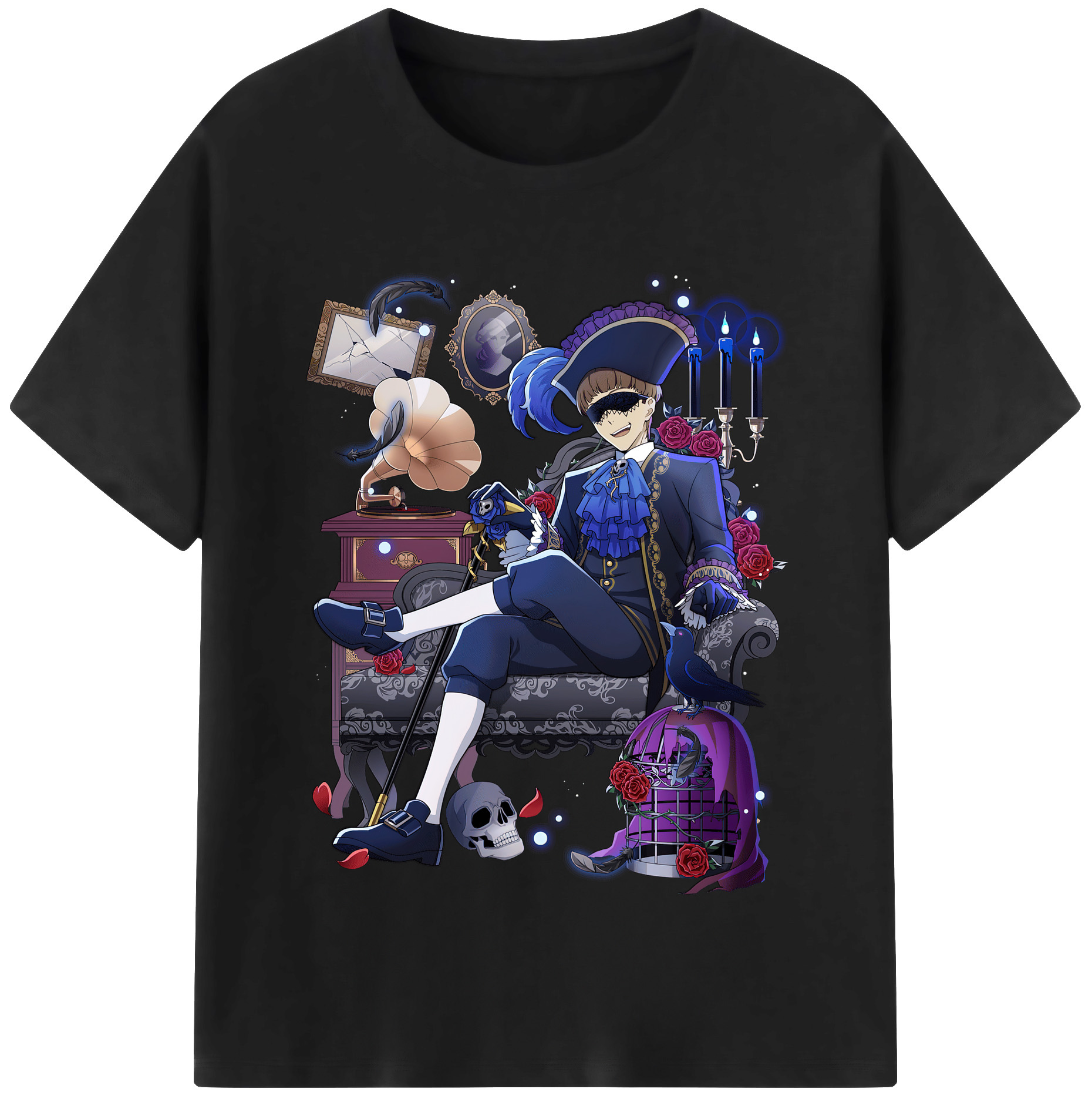 （画像用） 文豪ストレイドッグス Bungo Stray Dogs レディースカジュアルプリントTシャツ（綿100％）