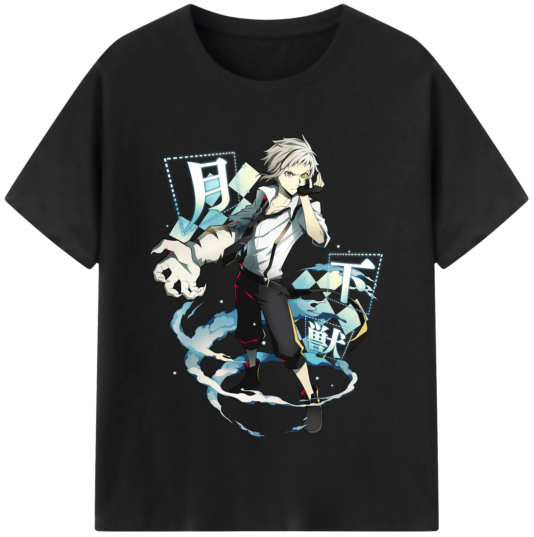 （画像用） 文豪ストレイドッグス Bungo Stray Dogs レディースカジュアルプリントTシャツ（綿100％）