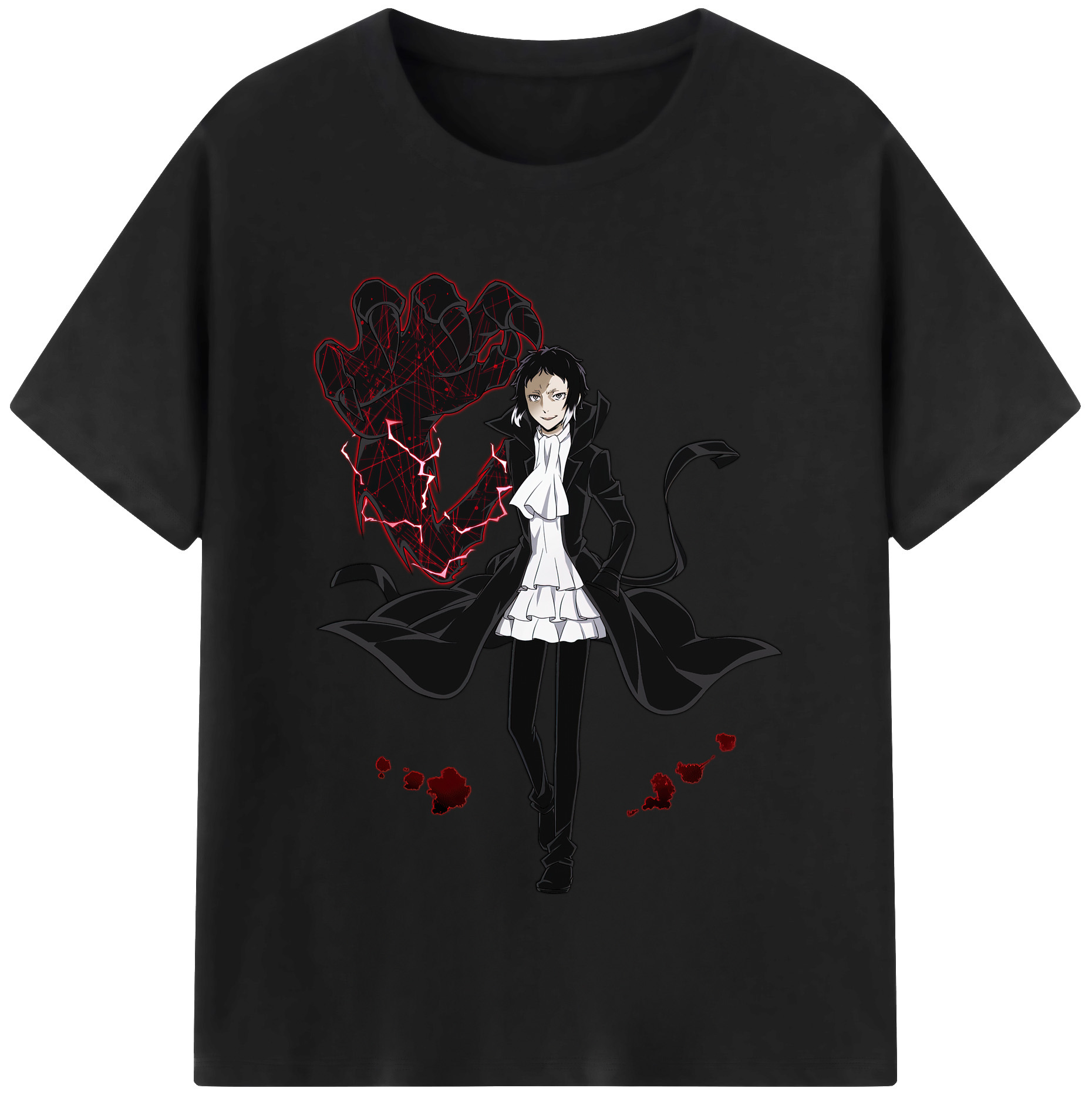 （画像用） 文豪ストレイドッグス Bungo Stray Dogs レディースカジュアルプリントTシャツ（綿100％）